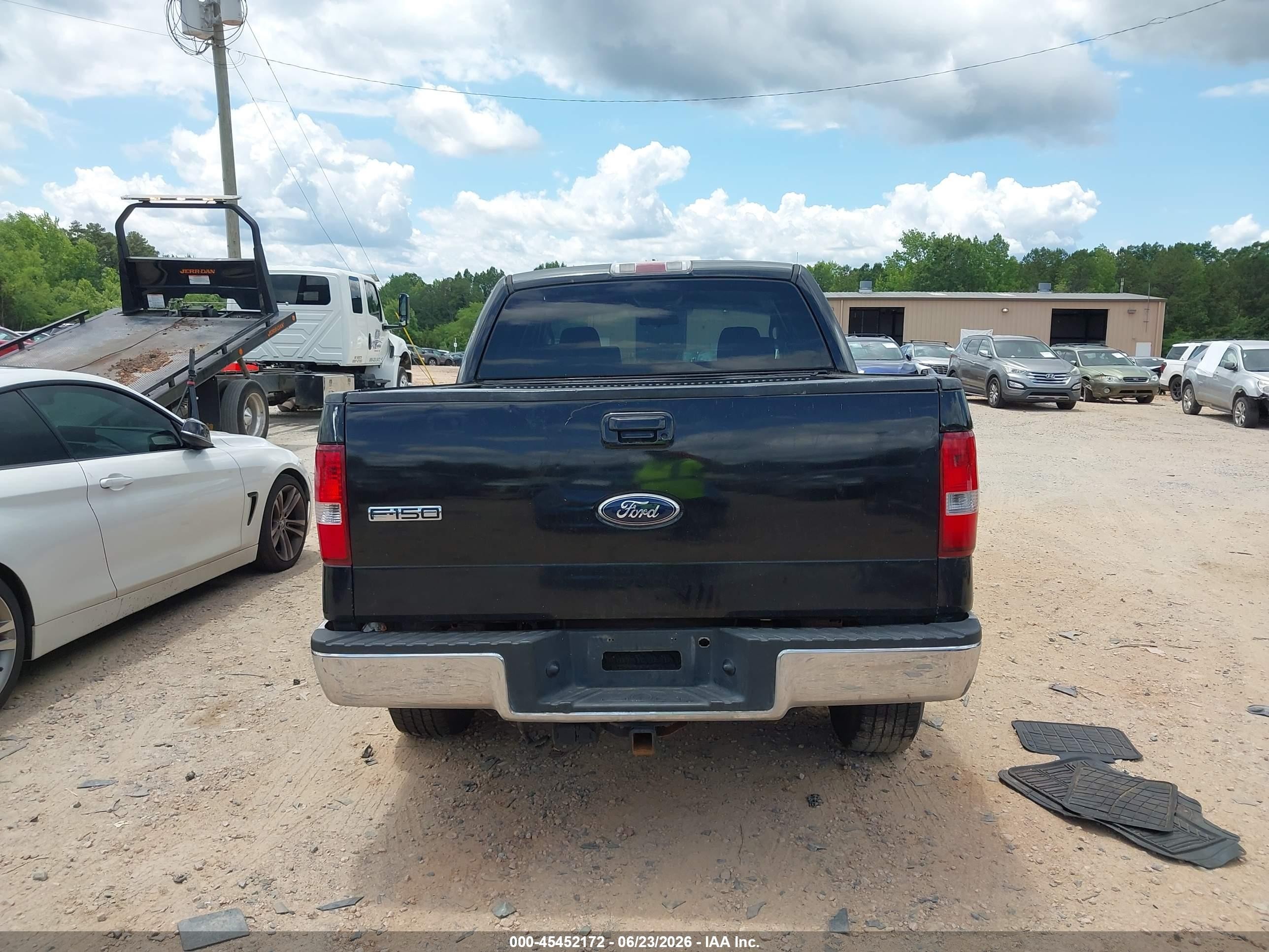 2006 Ford F-150 Fx4/lariat/xlt Black vin: 1FTPW14V46FB22942