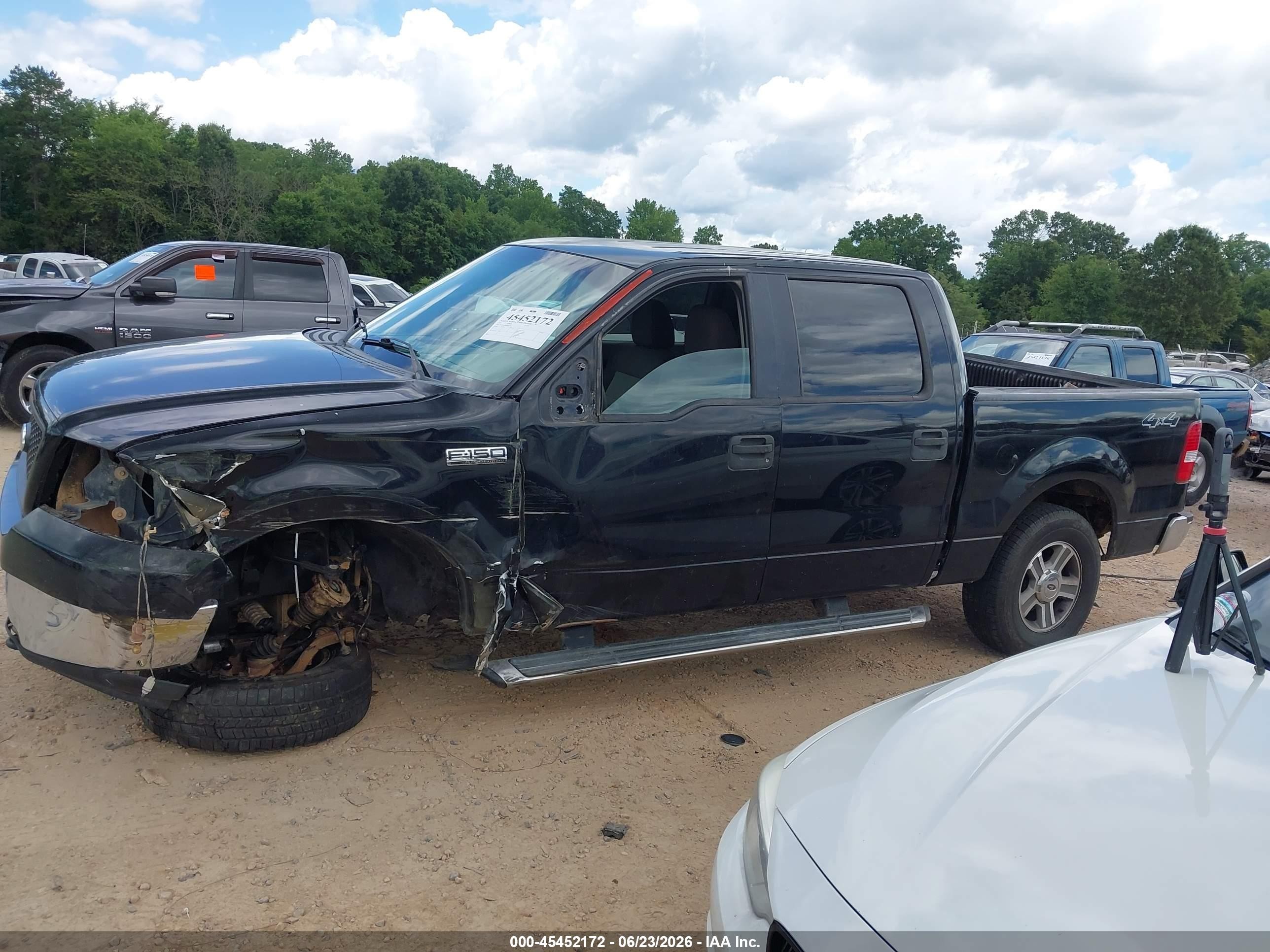 2006 Ford F-150 Fx4/lariat/xlt Black vin: 1FTPW14V46FB22942