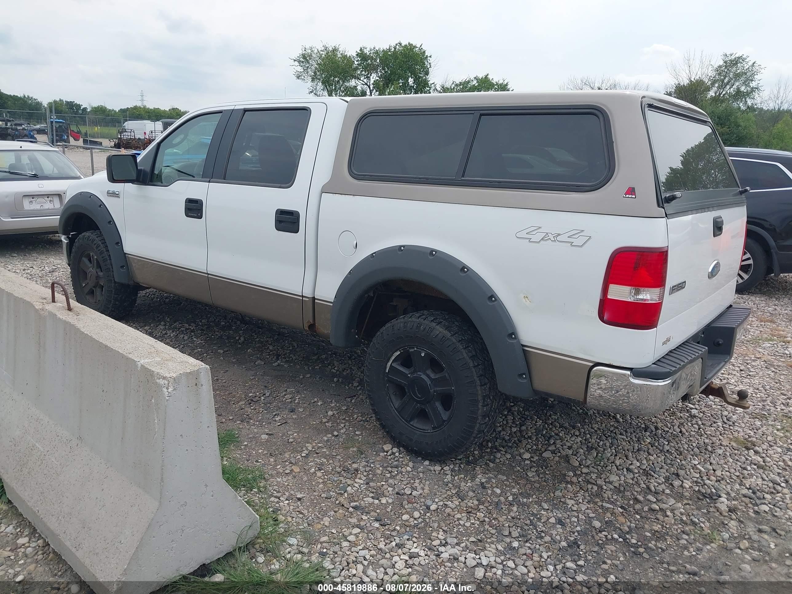 2006 Ford F-150 Fx4/lariat/xlt White vin: 1FTPW14V46FB49509