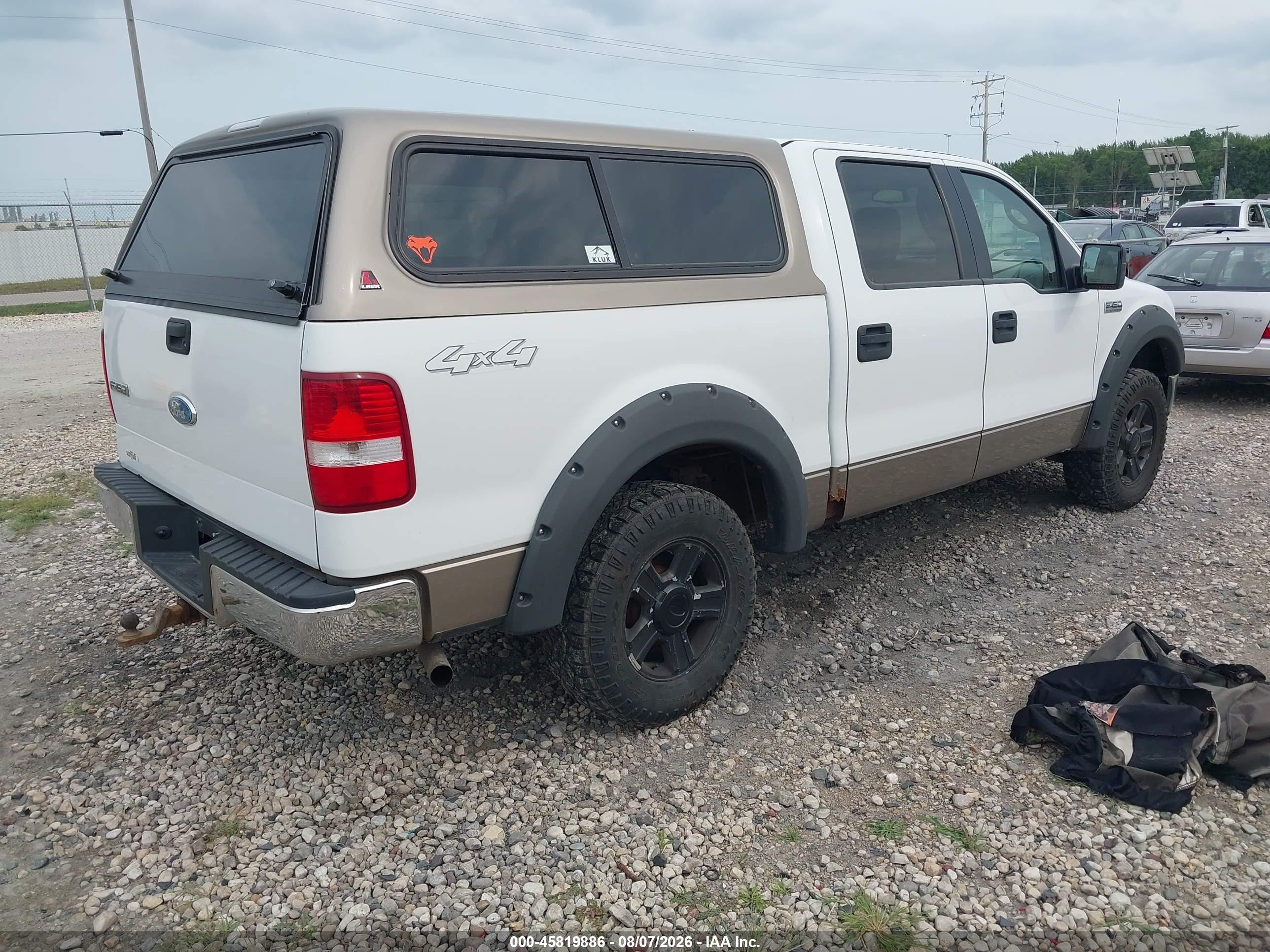 2006 Ford F-150 Fx4/lariat/xlt White vin: 1FTPW14V46FB49509