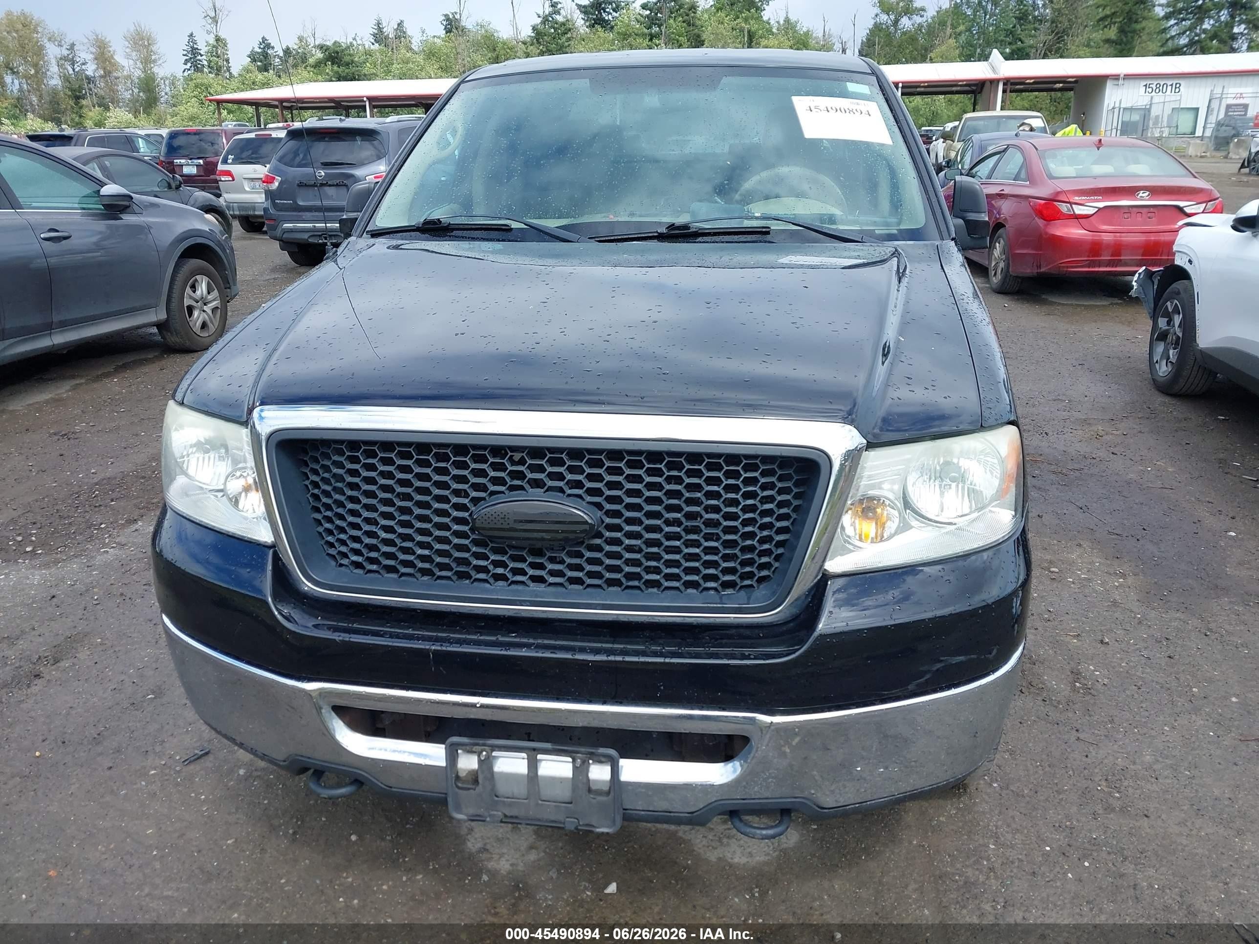 2006 Ford F-150 Fx4/lariat/xlt Black vin: 1FTPW14V46FB68125