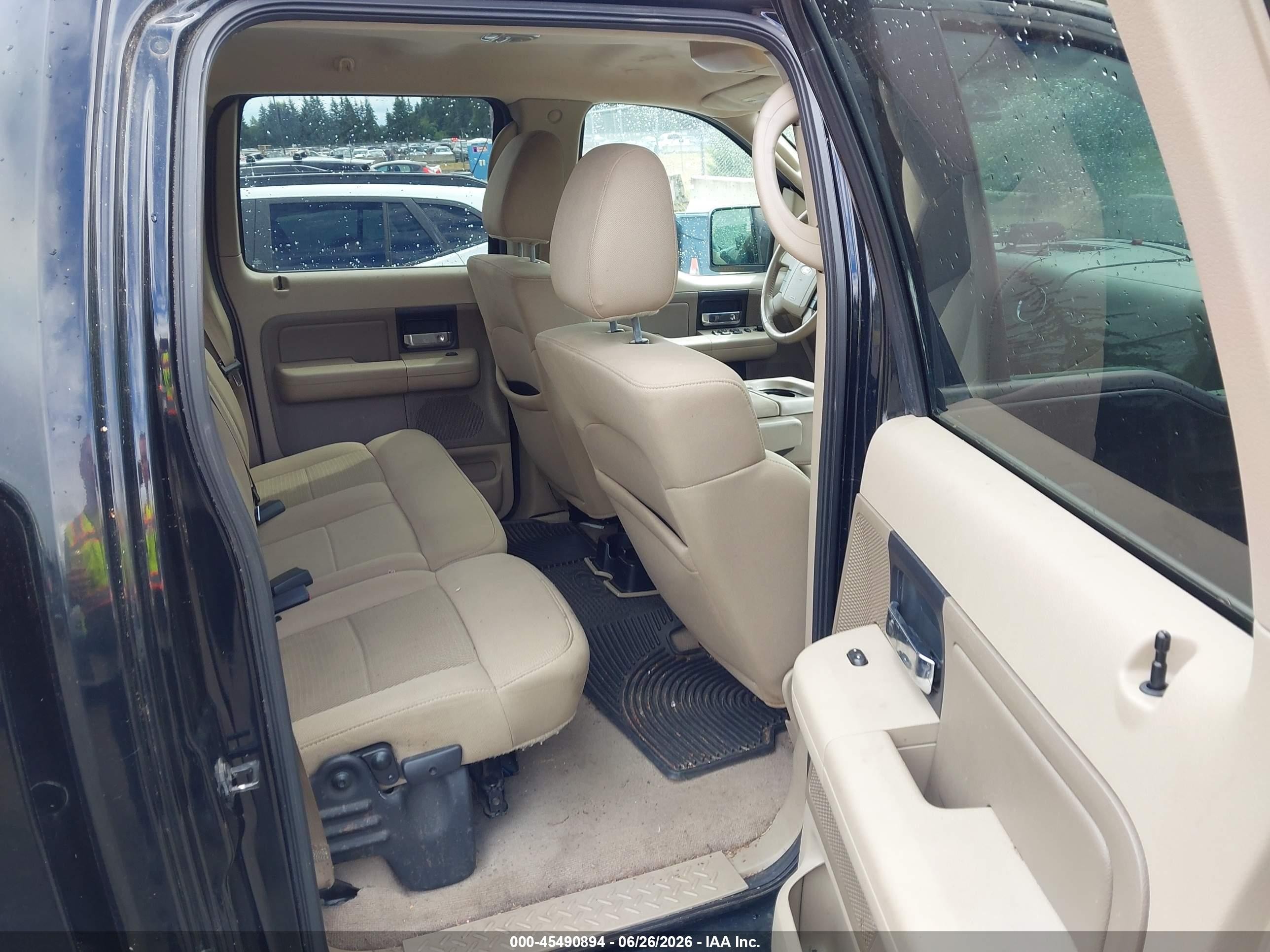 2006 Ford F-150 Fx4/lariat/xlt Black vin: 1FTPW14V46FB68125