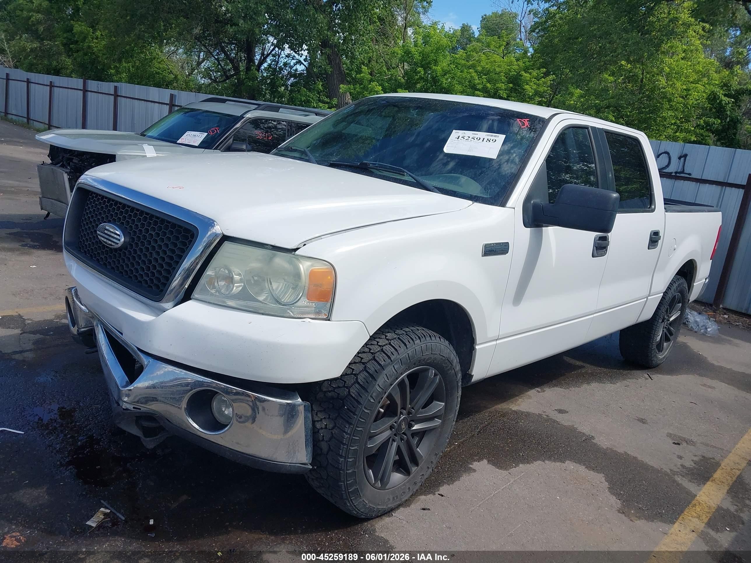 2006 Ford F-150 Fx4/lariat/xlt White vin: 1FTPW14V46KD38460