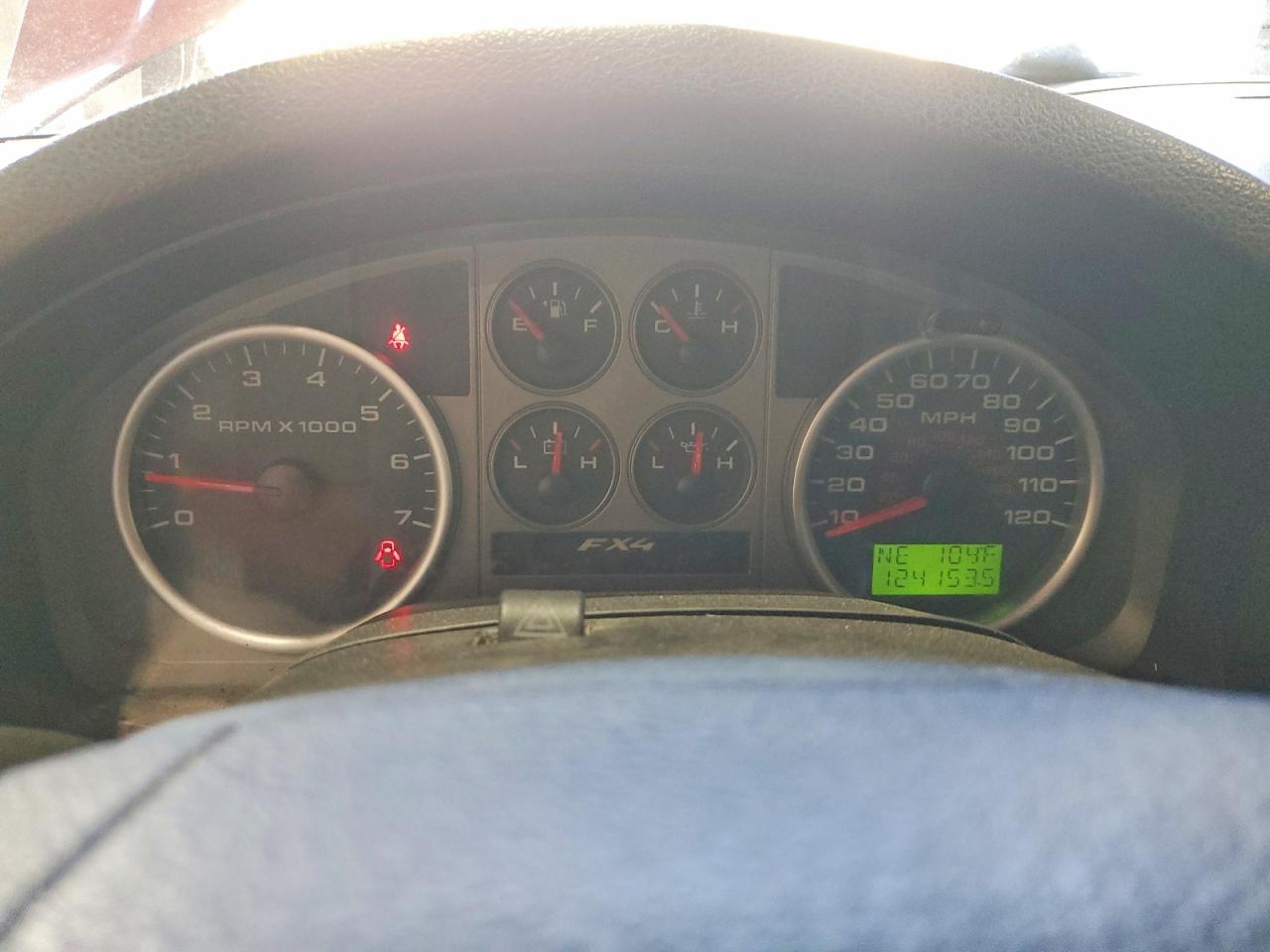 2007 Ford F150 Supercrew Red vin: 1FTPW14V47FA09512