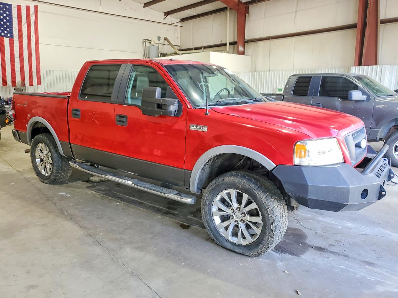 2007 Ford F150 Supercrew Red vin: 1FTPW14V47FA09512