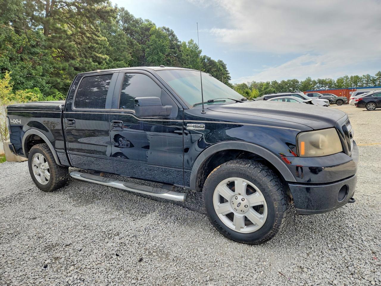 2007 Ford F150 Supercrew Black vin: 1FTPW14V47FB52377