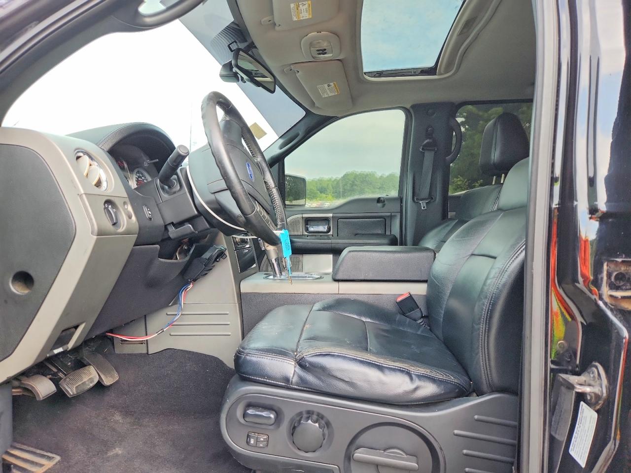 2007 Ford F150 Supercrew Black vin: 1FTPW14V47FB52377