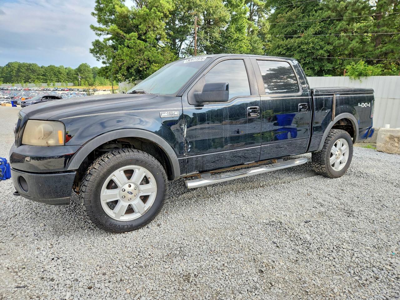 2007 Ford F150 Supercrew Black vin: 1FTPW14V47FB52377