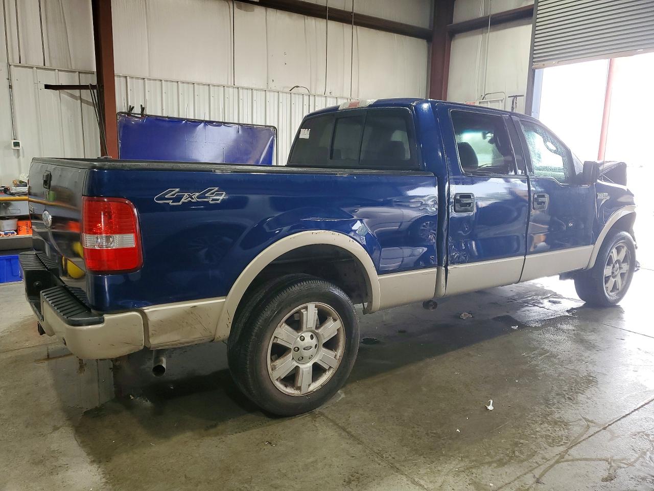 2007 Ford F150 Supercrew Blue vin: 1FTPW14V47KA94679