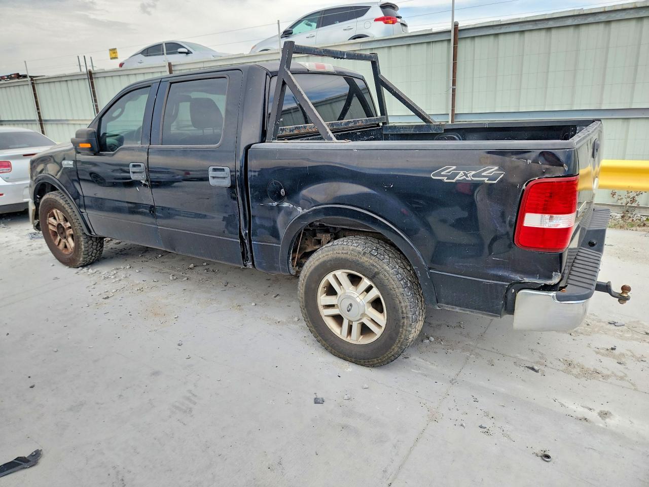2007 Ford F150 Supercrew Black vin: 1FTPW14V47KB65895
