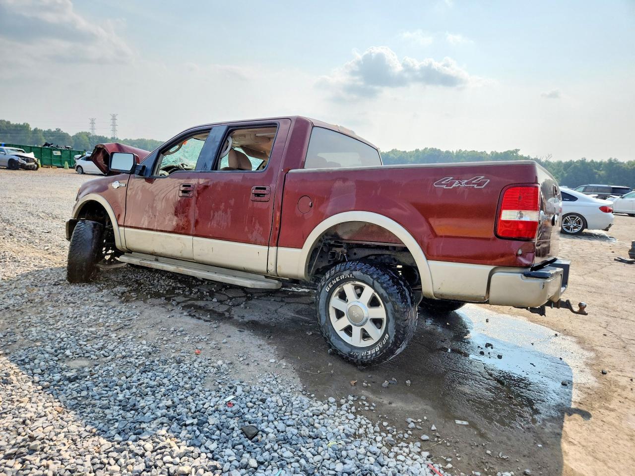 2007 Ford F150 Supercrew Brown vin: 1FTPW14V47KC01410