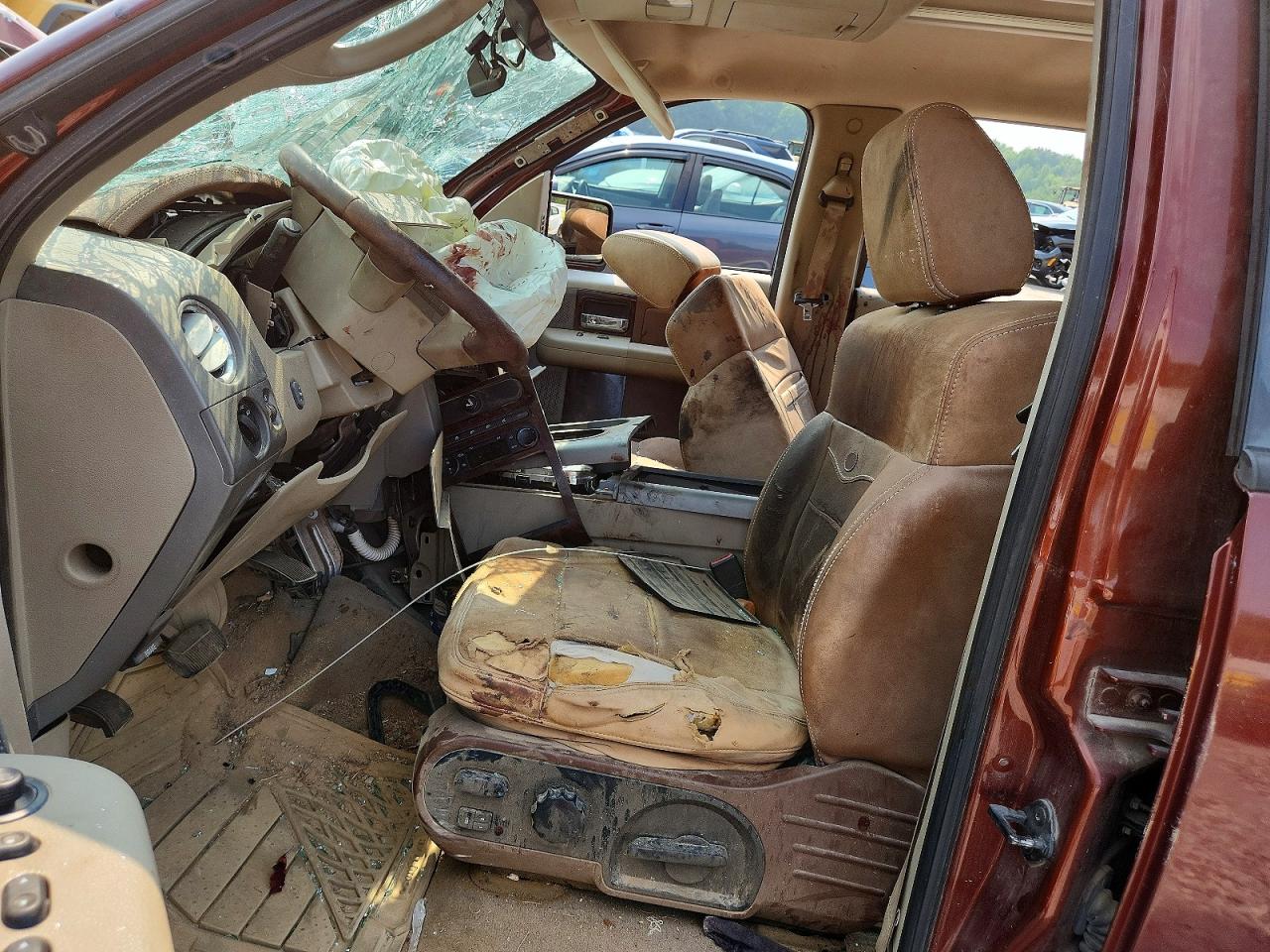 2007 Ford F150 Supercrew Brown vin: 1FTPW14V47KC01410