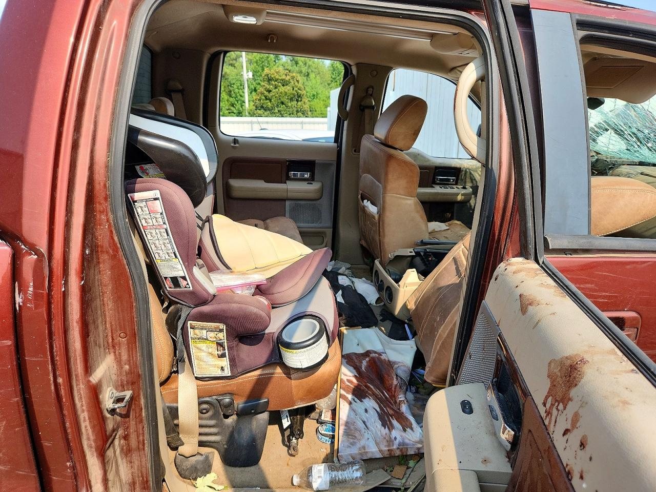 2007 Ford F150 Supercrew Brown vin: 1FTPW14V47KC01410