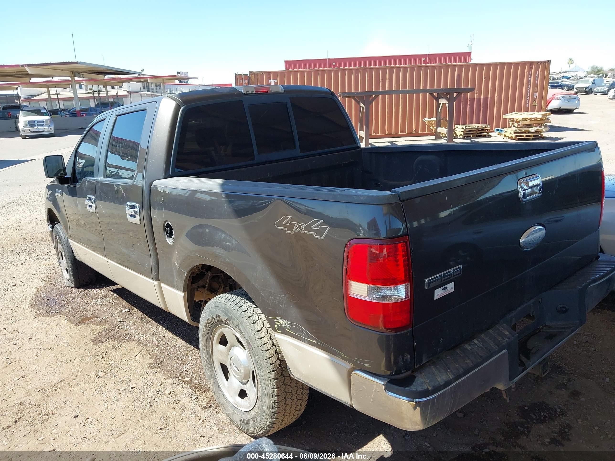 2007 Ford F-150 Fx4/lariat/xlt Black vin: 1FTPW14V47KC48811