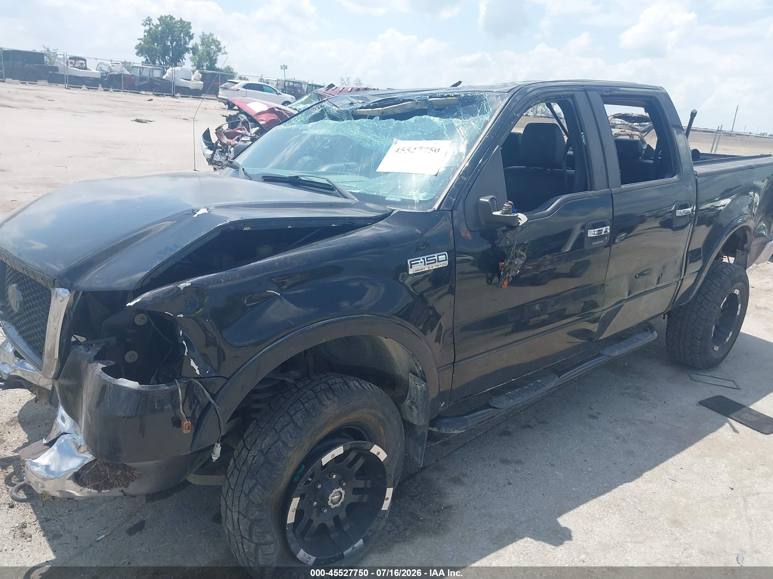 2007 Ford F-150   Black vin: 1FTPW14V47KC57993