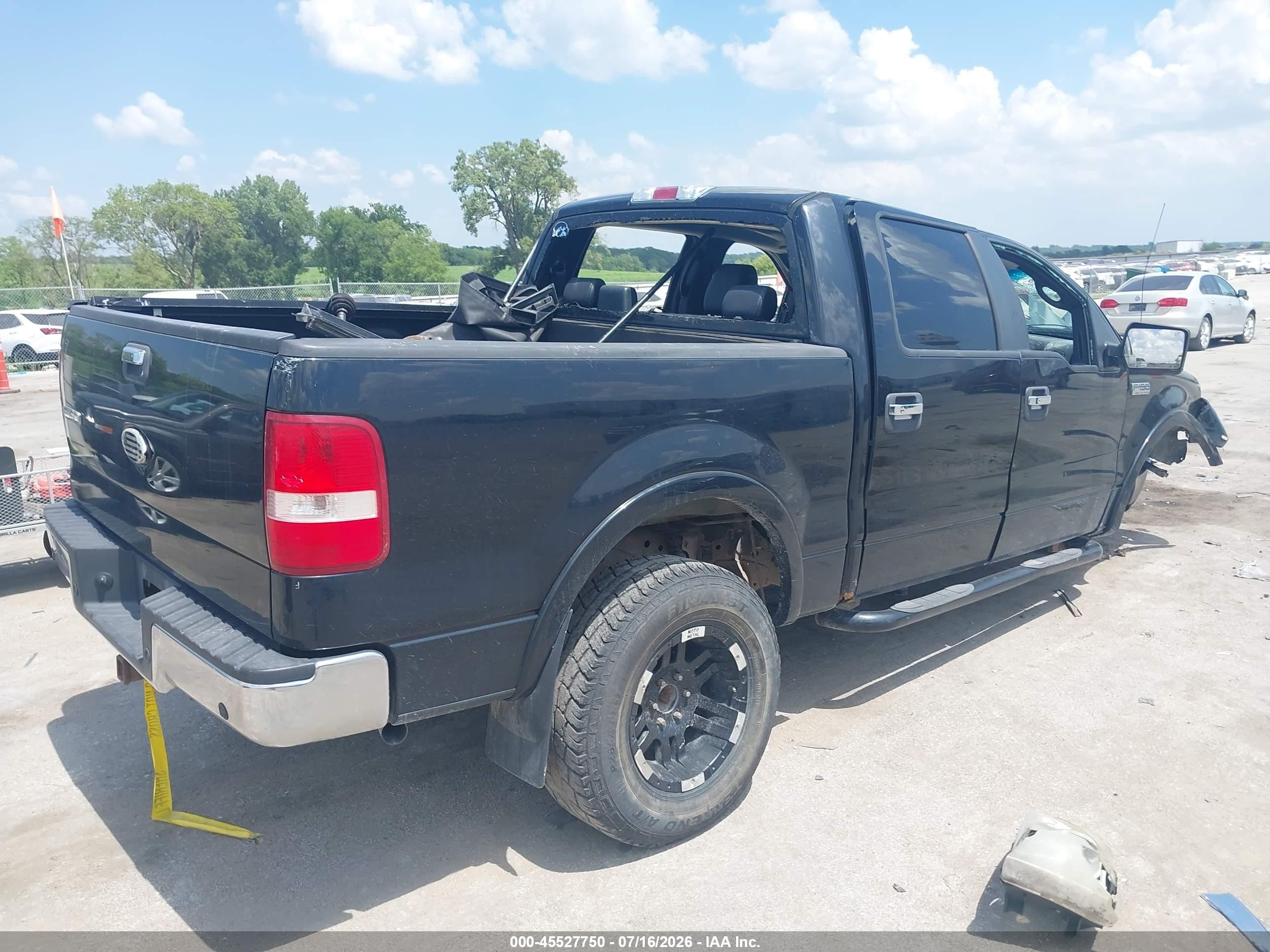2007 Ford F-150   Black vin: 1FTPW14V47KC57993