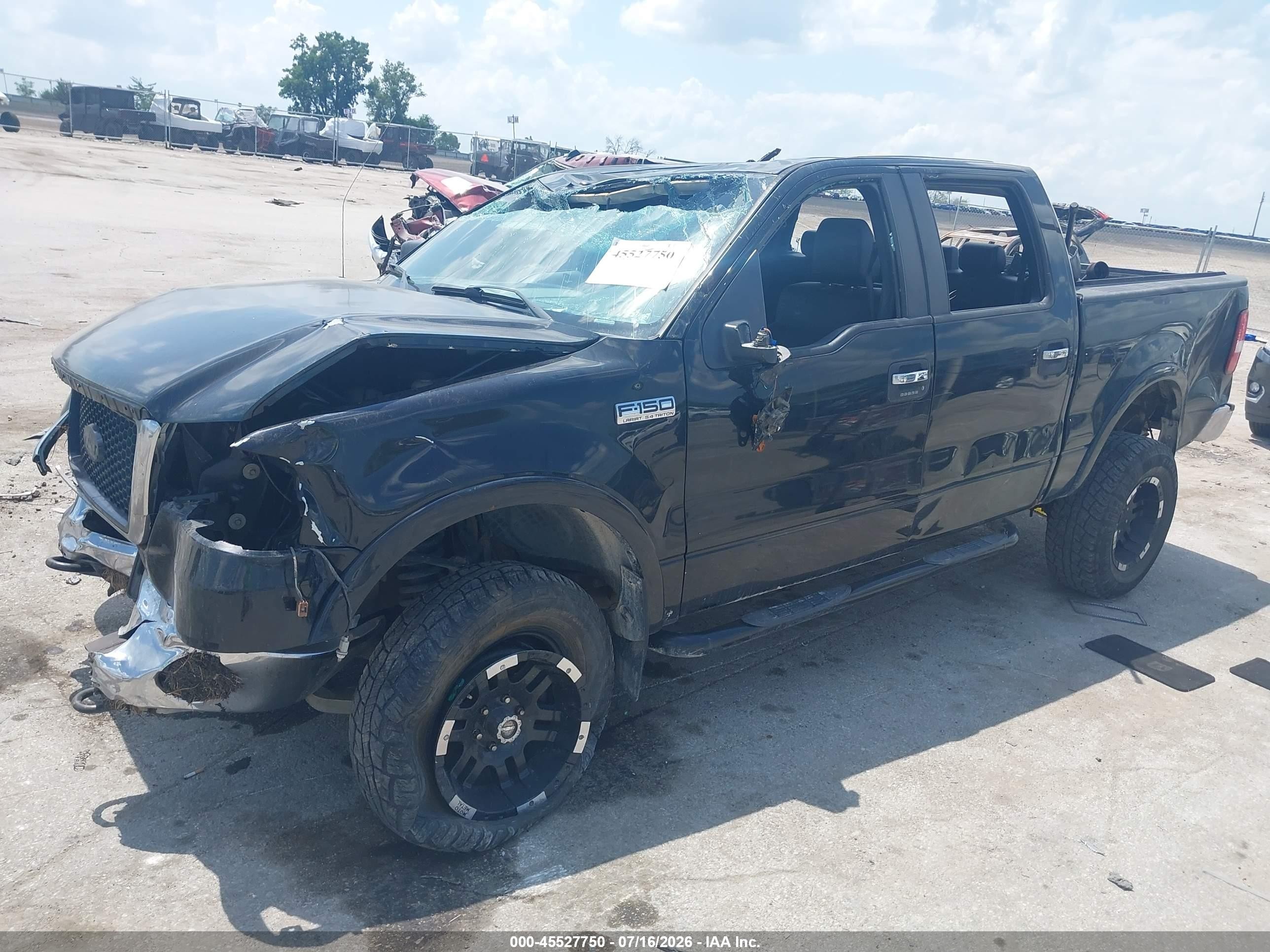 2007 Ford F-150   Black vin: 1FTPW14V47KC57993