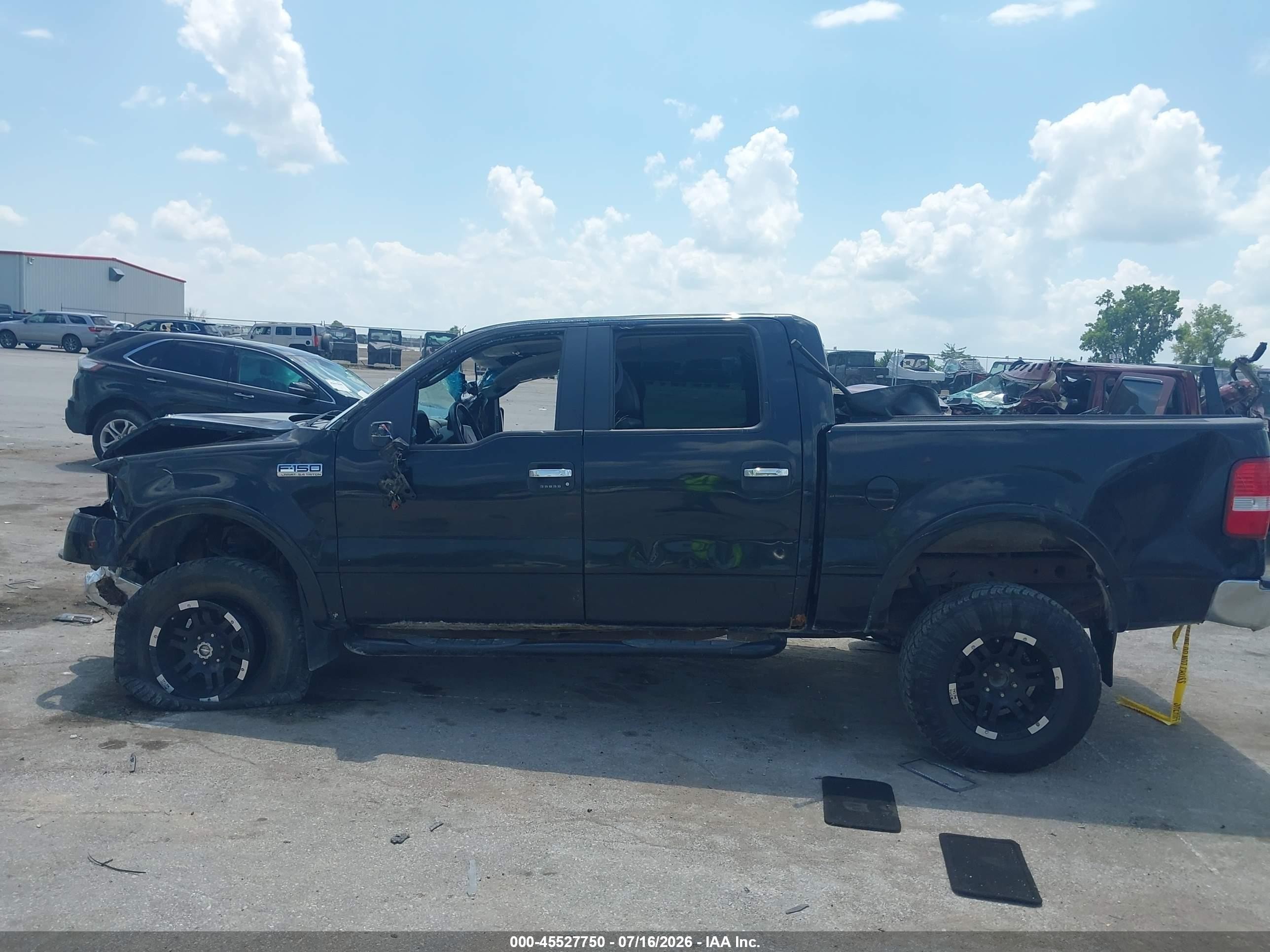 2007 Ford F-150   Black vin: 1FTPW14V47KC57993