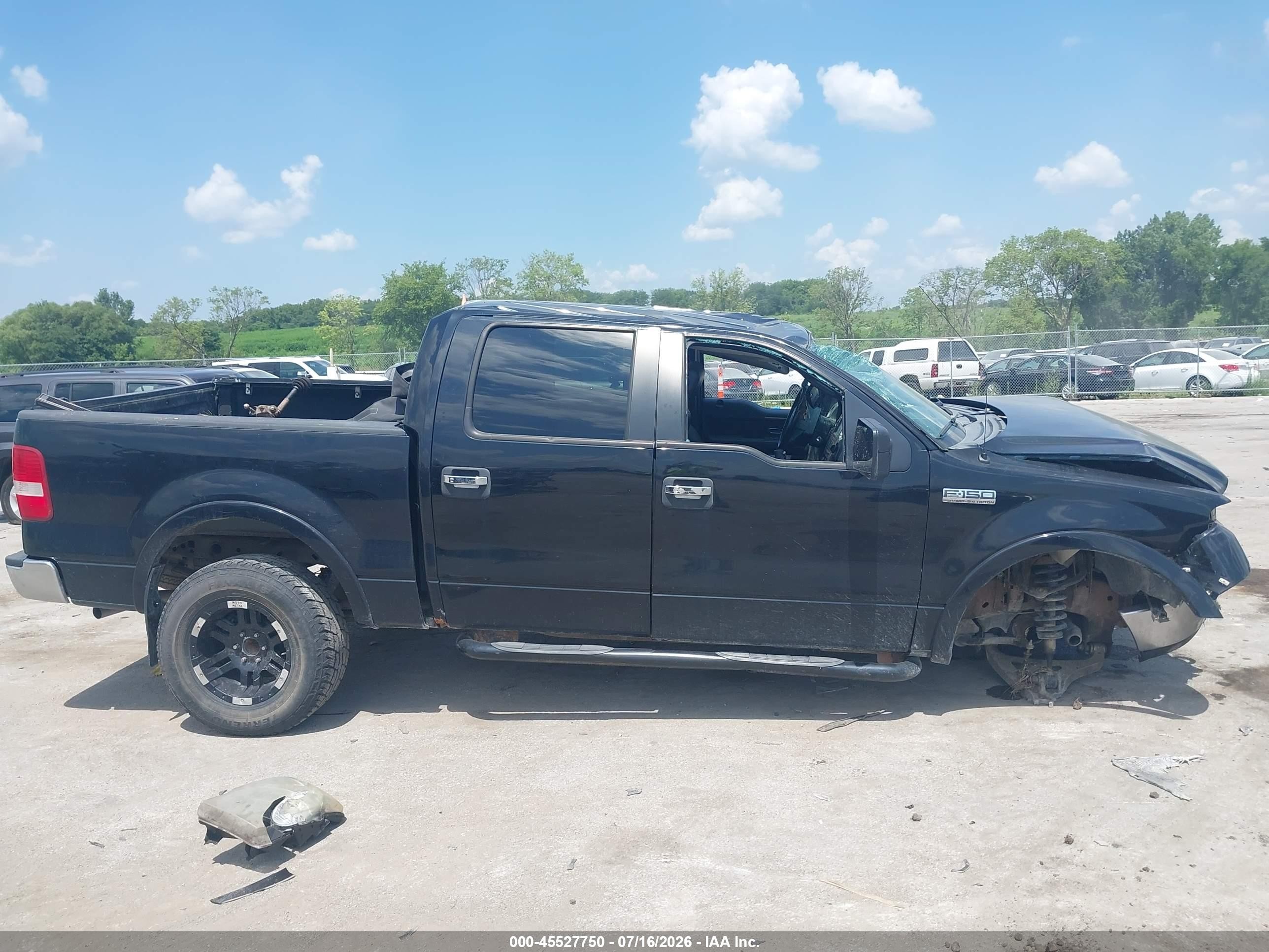 2007 Ford F-150   Black vin: 1FTPW14V47KC57993