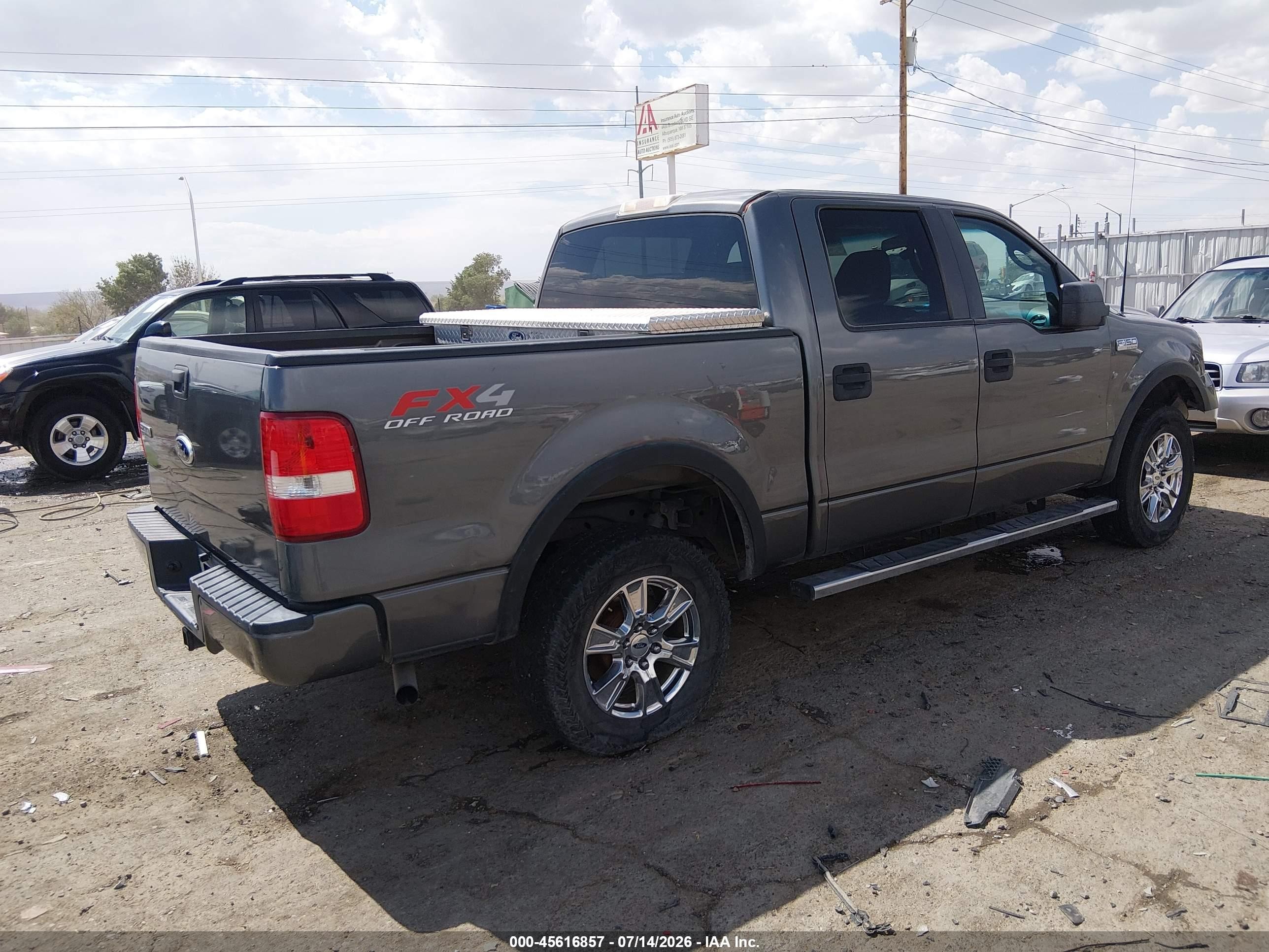 2007 Ford F-150 Fx4/lariat/xlt Серый vin: 1FTPW14V47KC64605