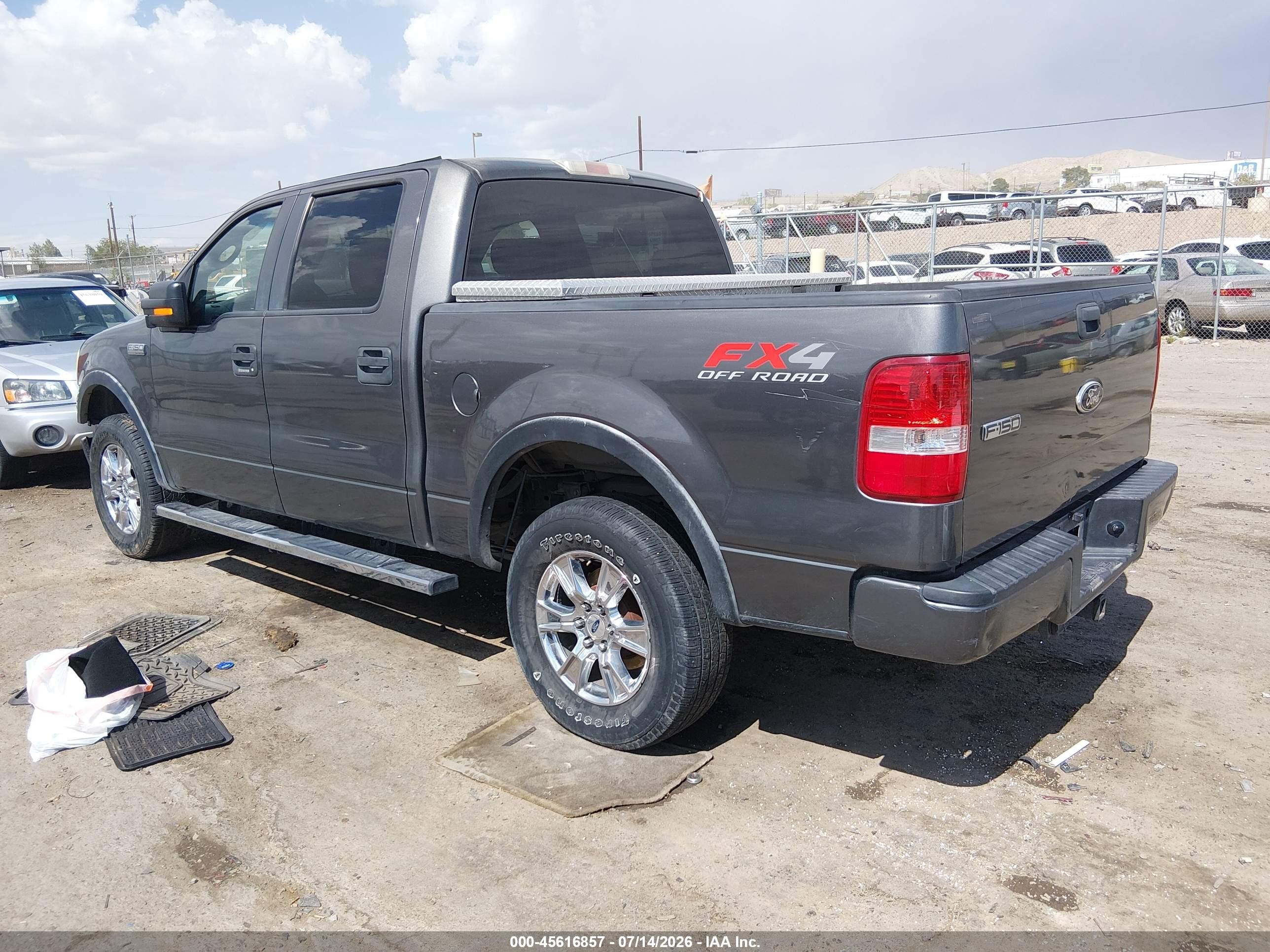 2007 Ford F-150 Fx4/lariat/xlt Серый vin: 1FTPW14V47KC64605