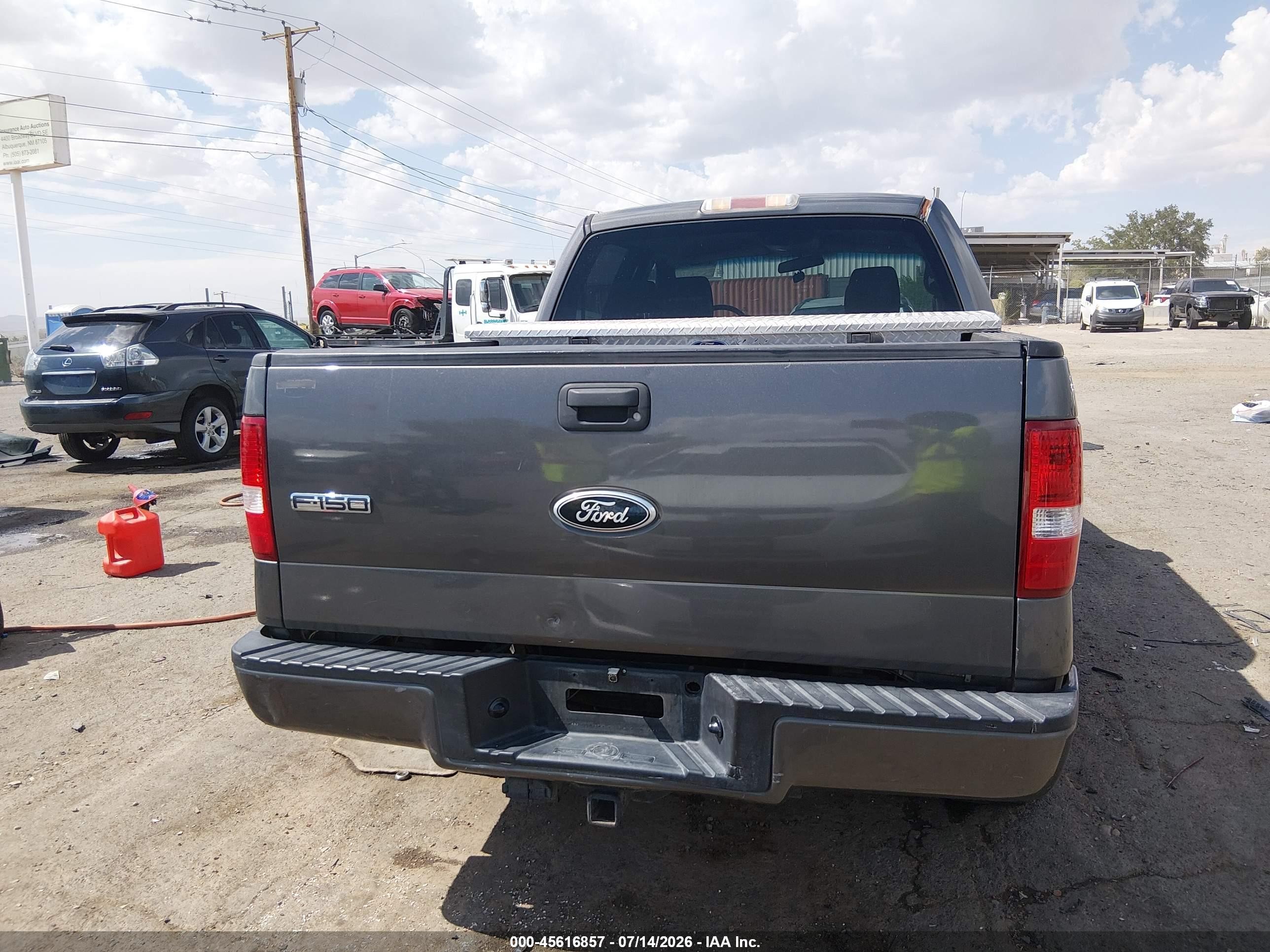 2007 Ford F-150 Fx4/lariat/xlt Серый vin: 1FTPW14V47KC64605