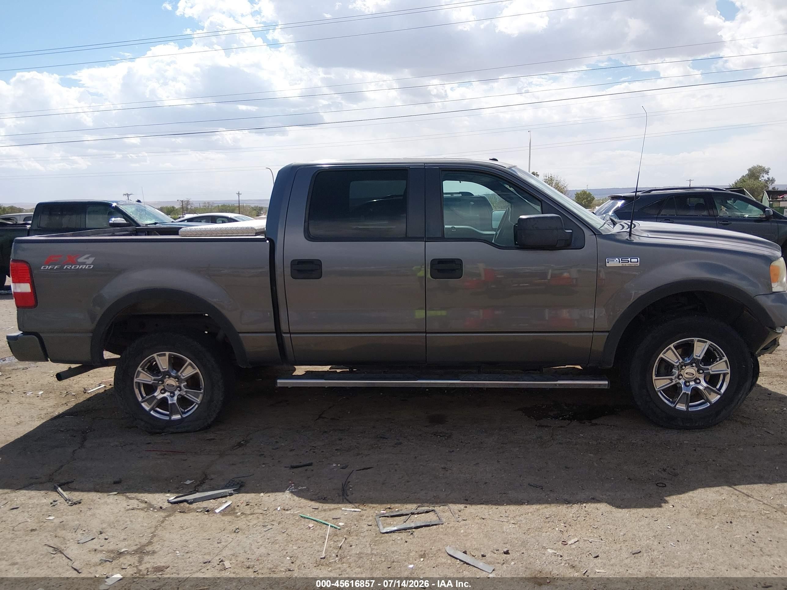 2007 Ford F-150 Fx4/lariat/xlt Серый vin: 1FTPW14V47KC64605