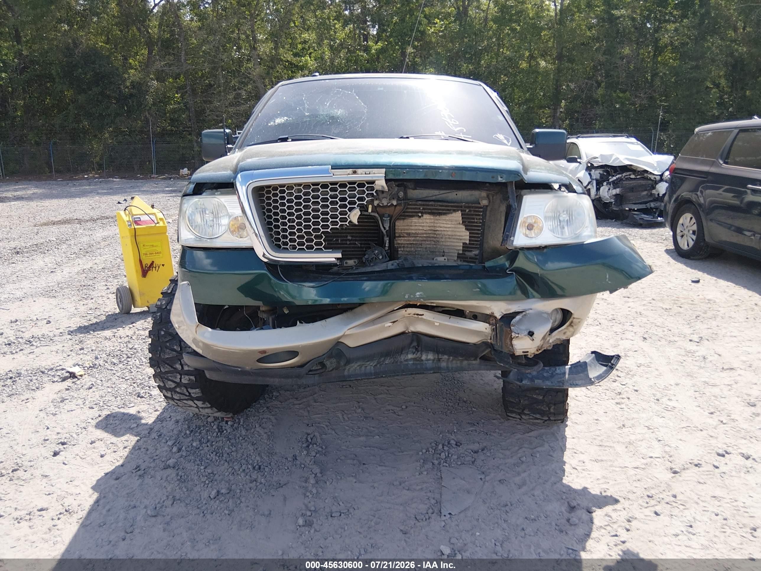 2007 Ford F-150 Fx4/lariat/xlt Green vin: 1FTPW14V47KD50108