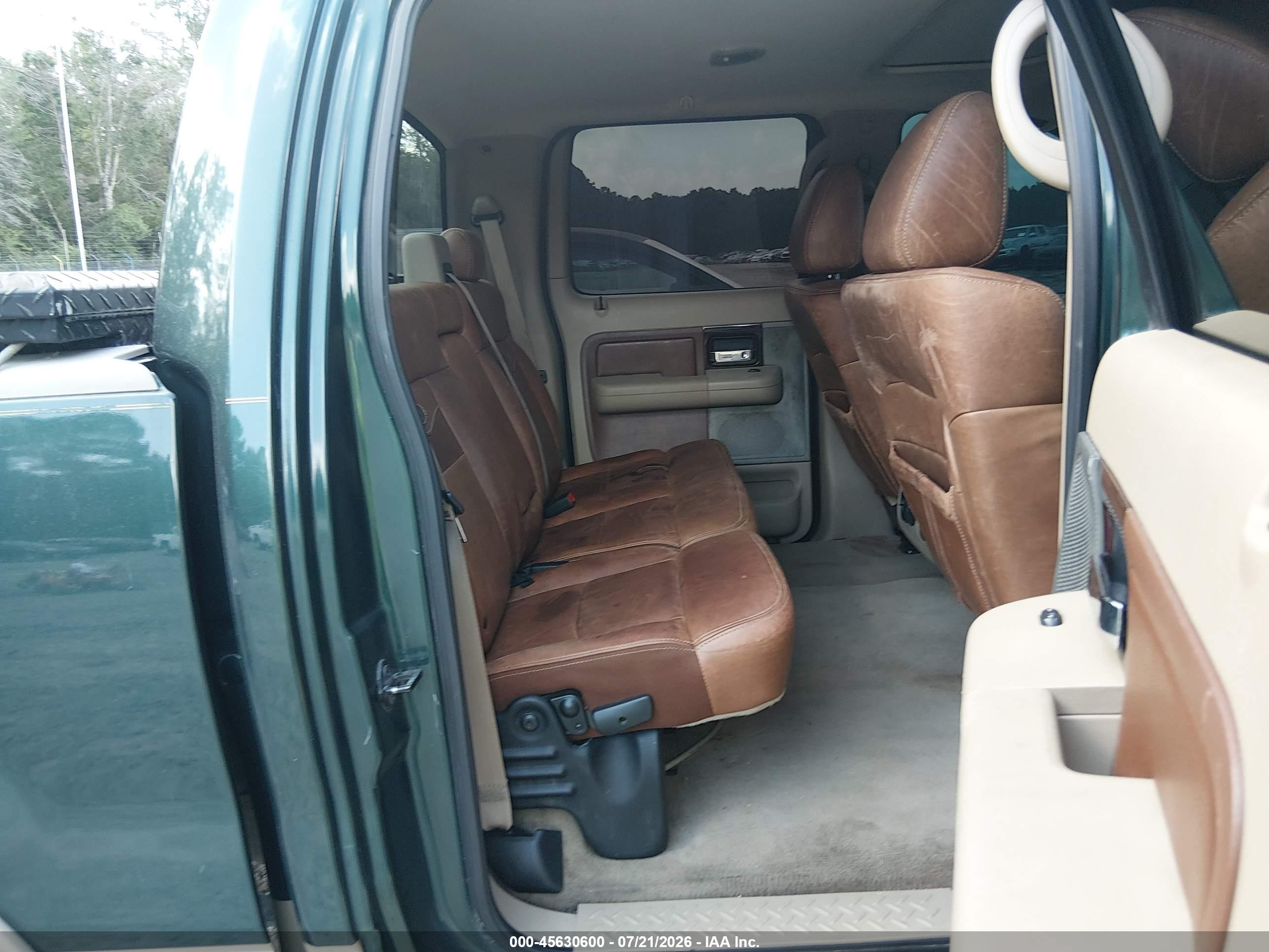 2007 Ford F-150 Fx4/lariat/xlt Green vin: 1FTPW14V47KD50108