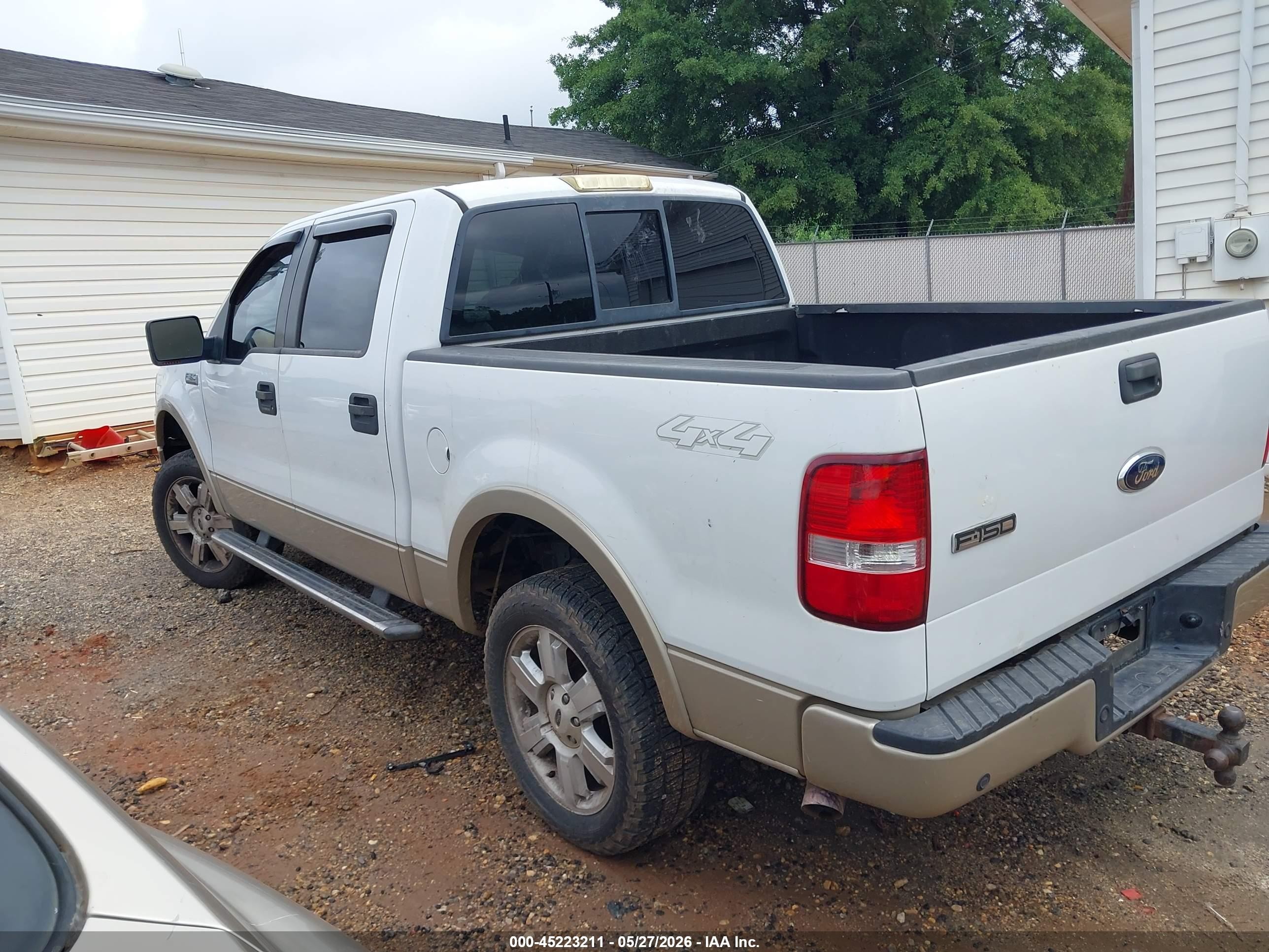 2007 Ford F-150 Fx4/lariat/xlt White vin: 1FTPW14V47KD57561