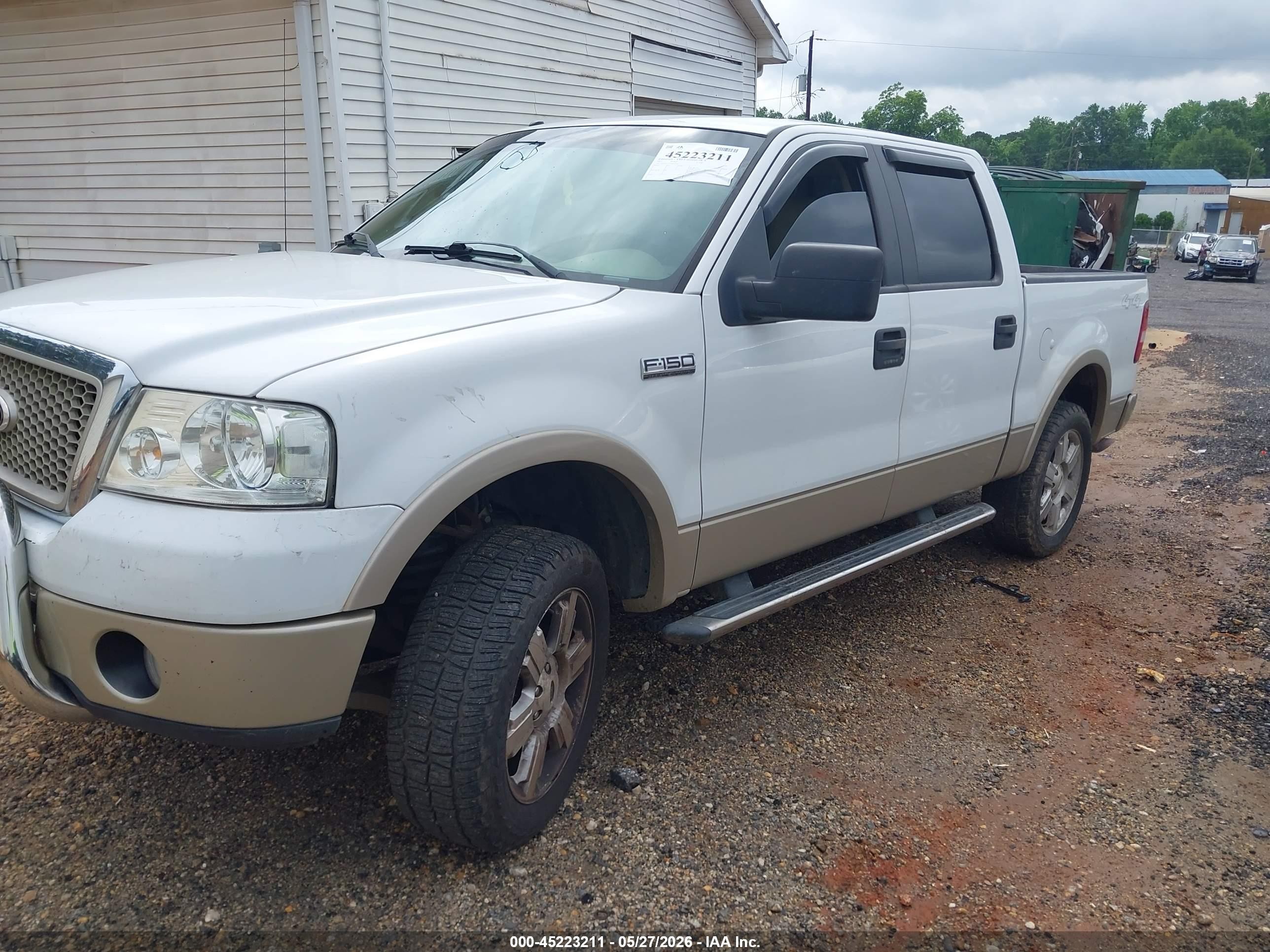 2007 Ford F-150 Fx4/lariat/xlt White vin: 1FTPW14V47KD57561