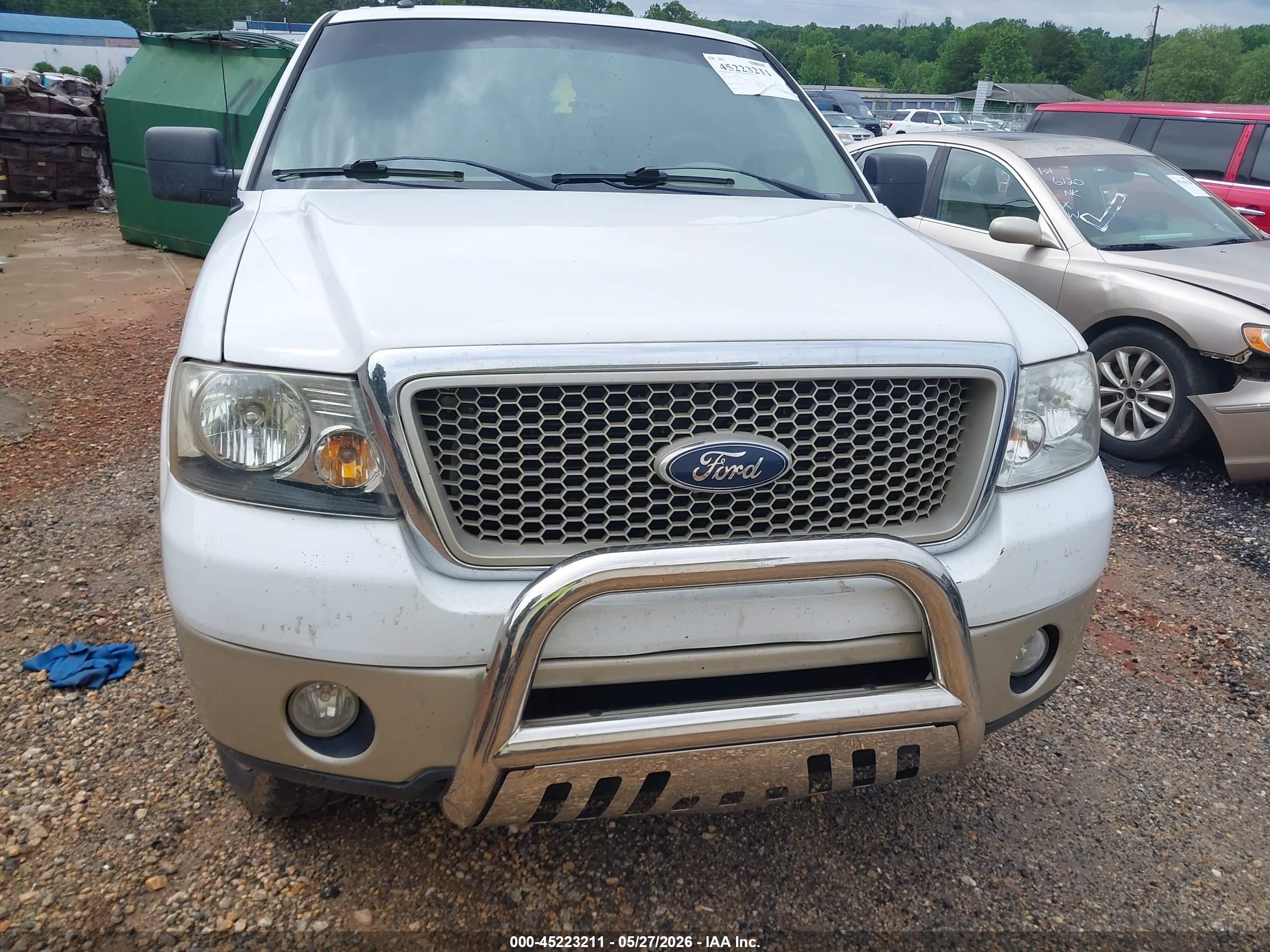 2007 Ford F-150 Fx4/lariat/xlt White vin: 1FTPW14V47KD57561