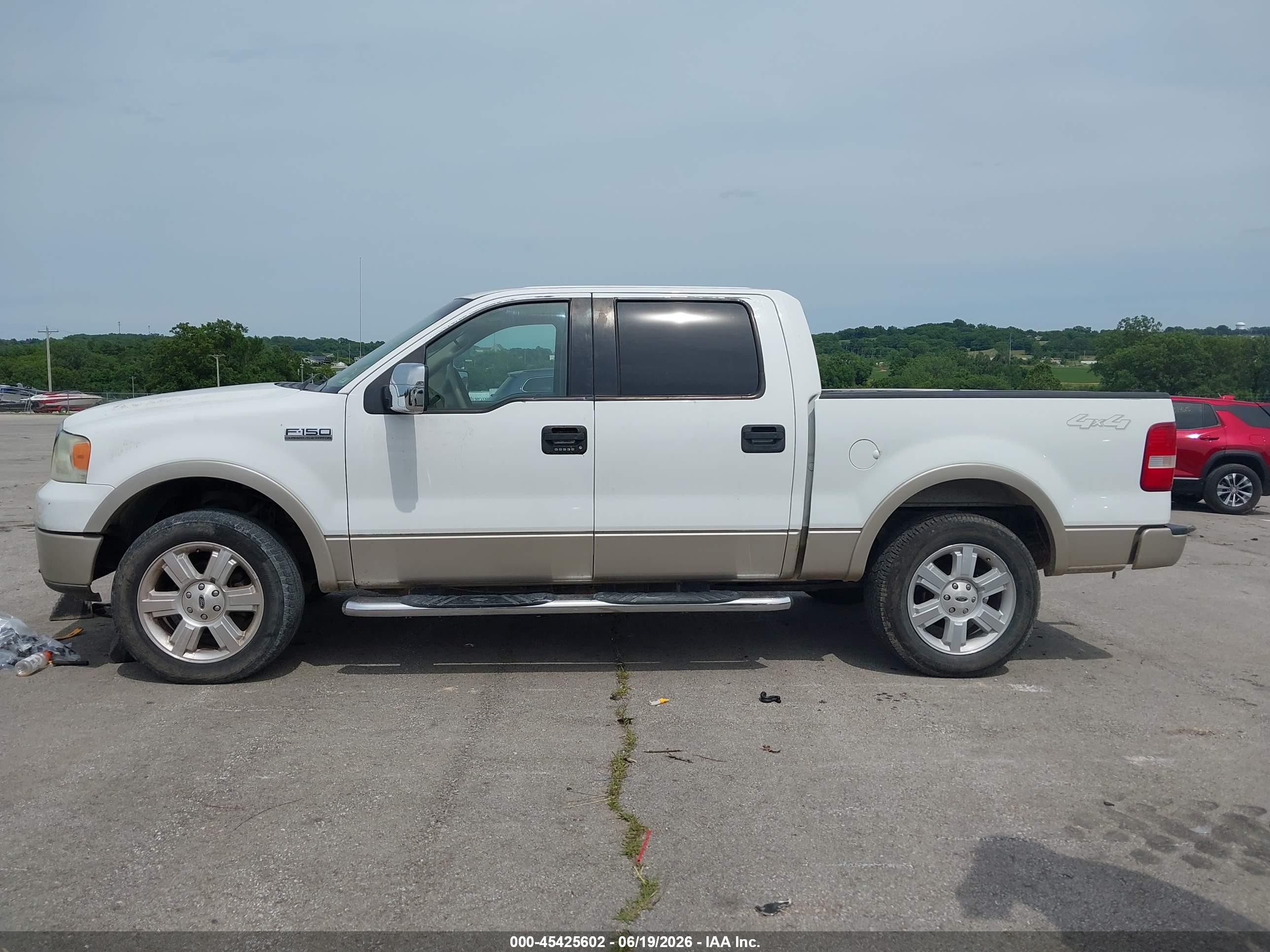 2008 Ford F-150 60th Anniversary/fx4/king Ranch/lariat/xlt White vin: 1FTPW14V48FA37828