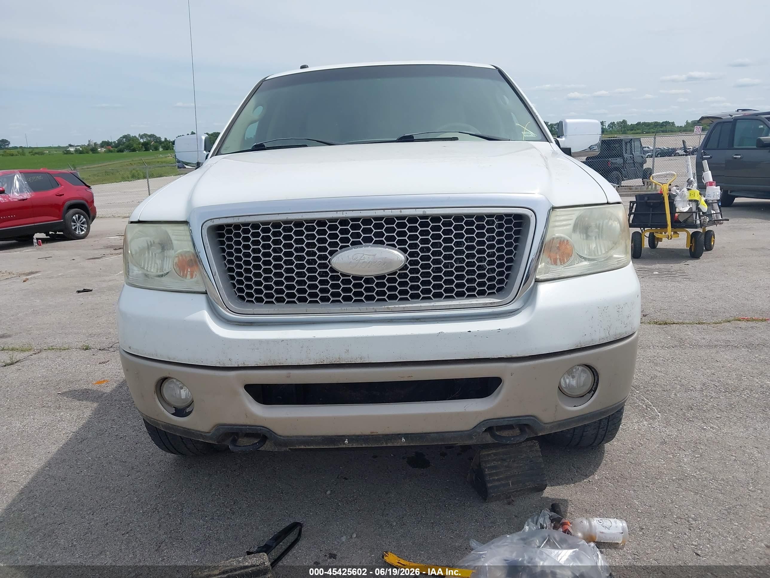 2008 Ford F-150 60th Anniversary/fx4/king Ranch/lariat/xlt White vin: 1FTPW14V48FA37828