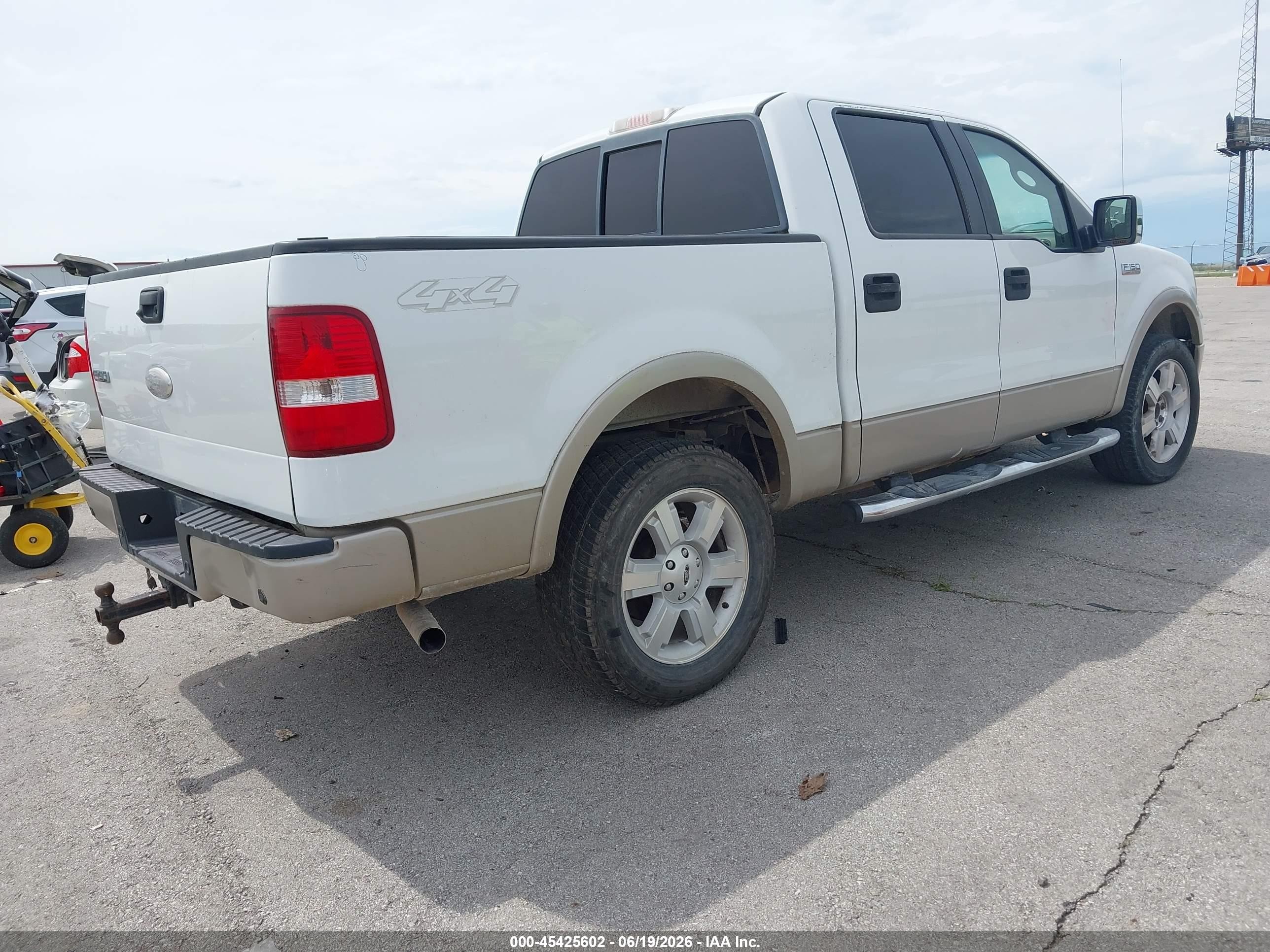 2008 Ford F-150 60th Anniversary/fx4/king Ranch/lariat/xlt White vin: 1FTPW14V48FA37828