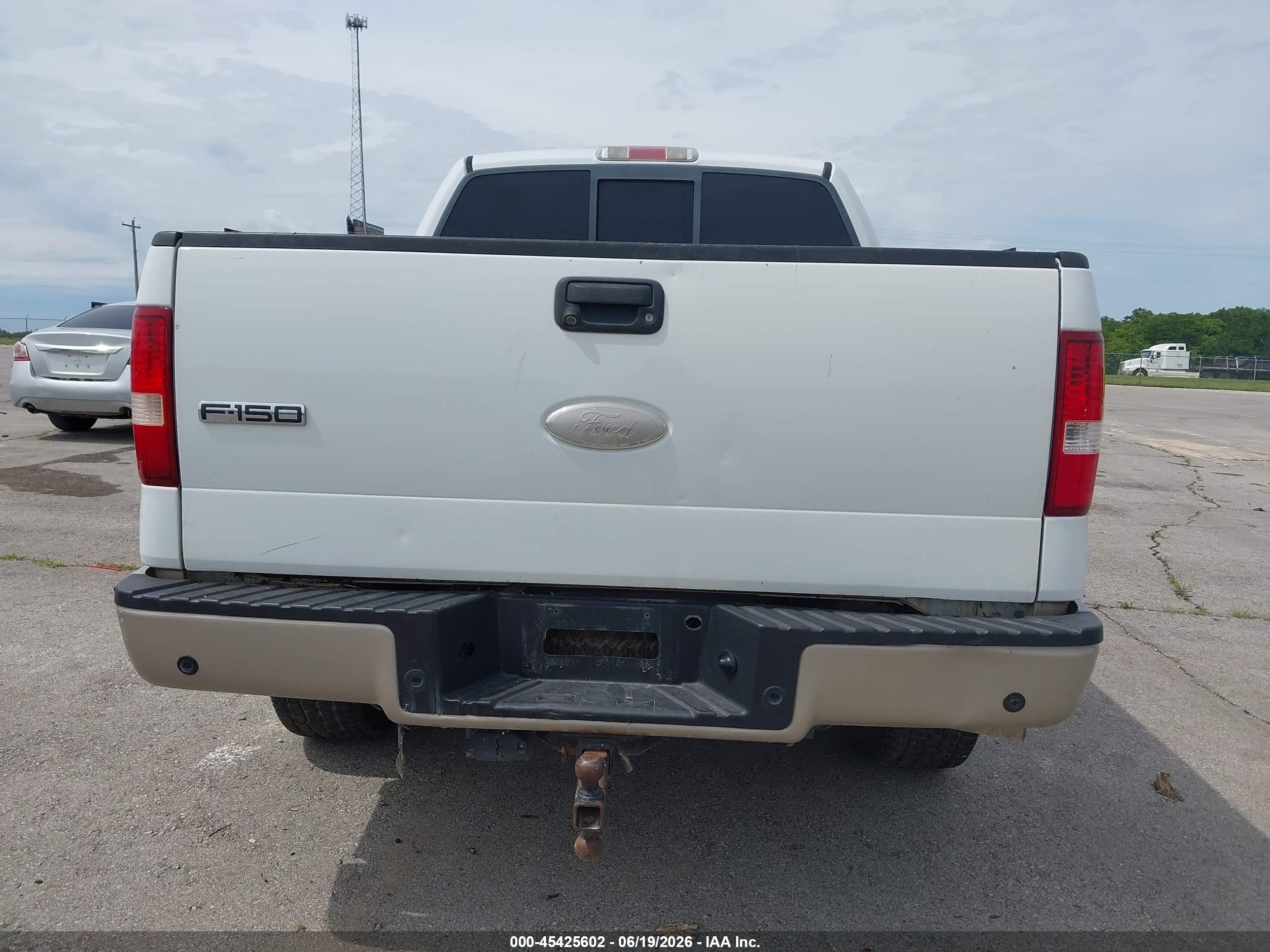 2008 Ford F-150 60th Anniversary/fx4/king Ranch/lariat/xlt White vin: 1FTPW14V48FA37828