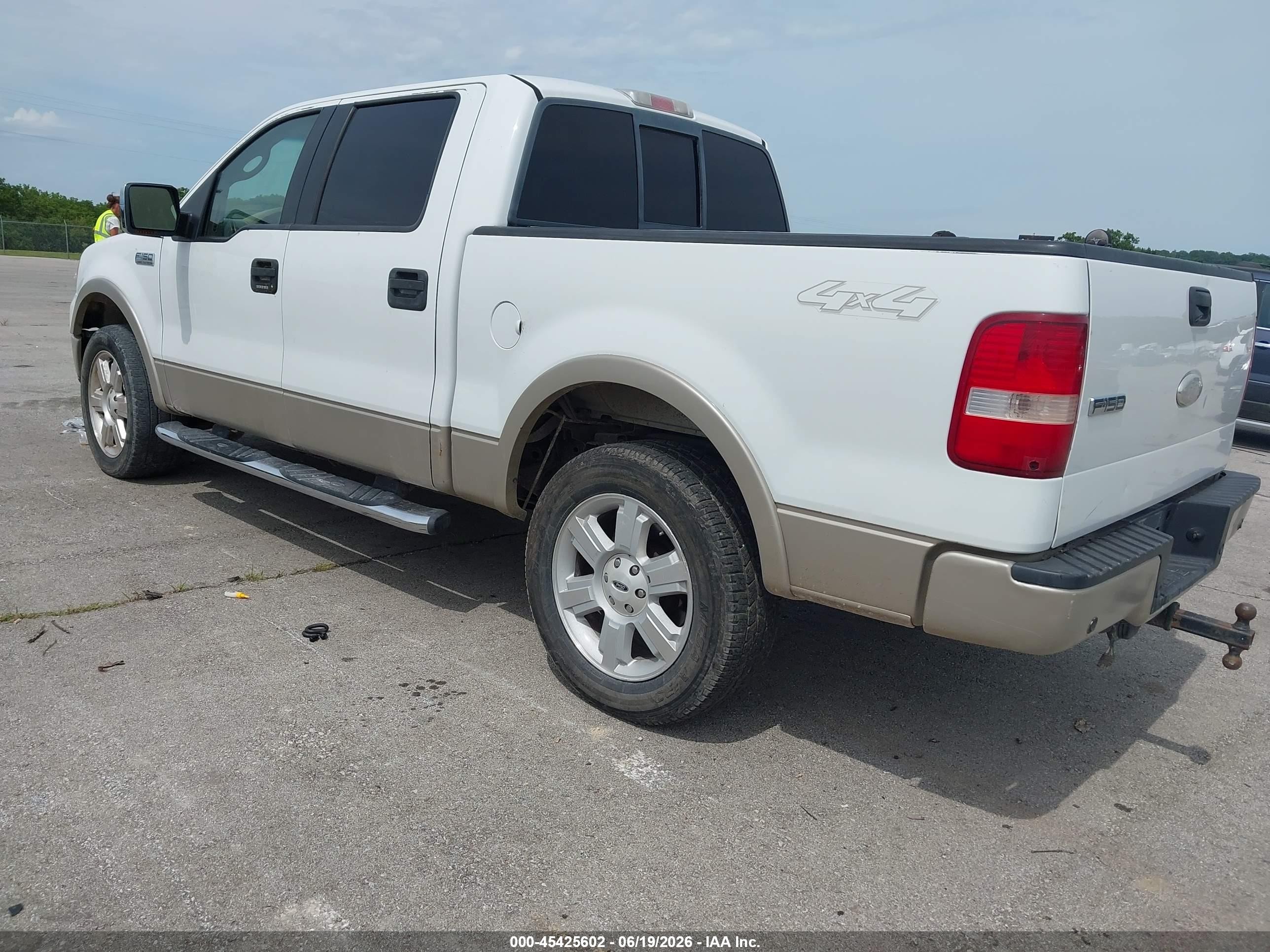 2008 Ford F-150 60th Anniversary/fx4/king Ranch/lariat/xlt White vin: 1FTPW14V48FA37828