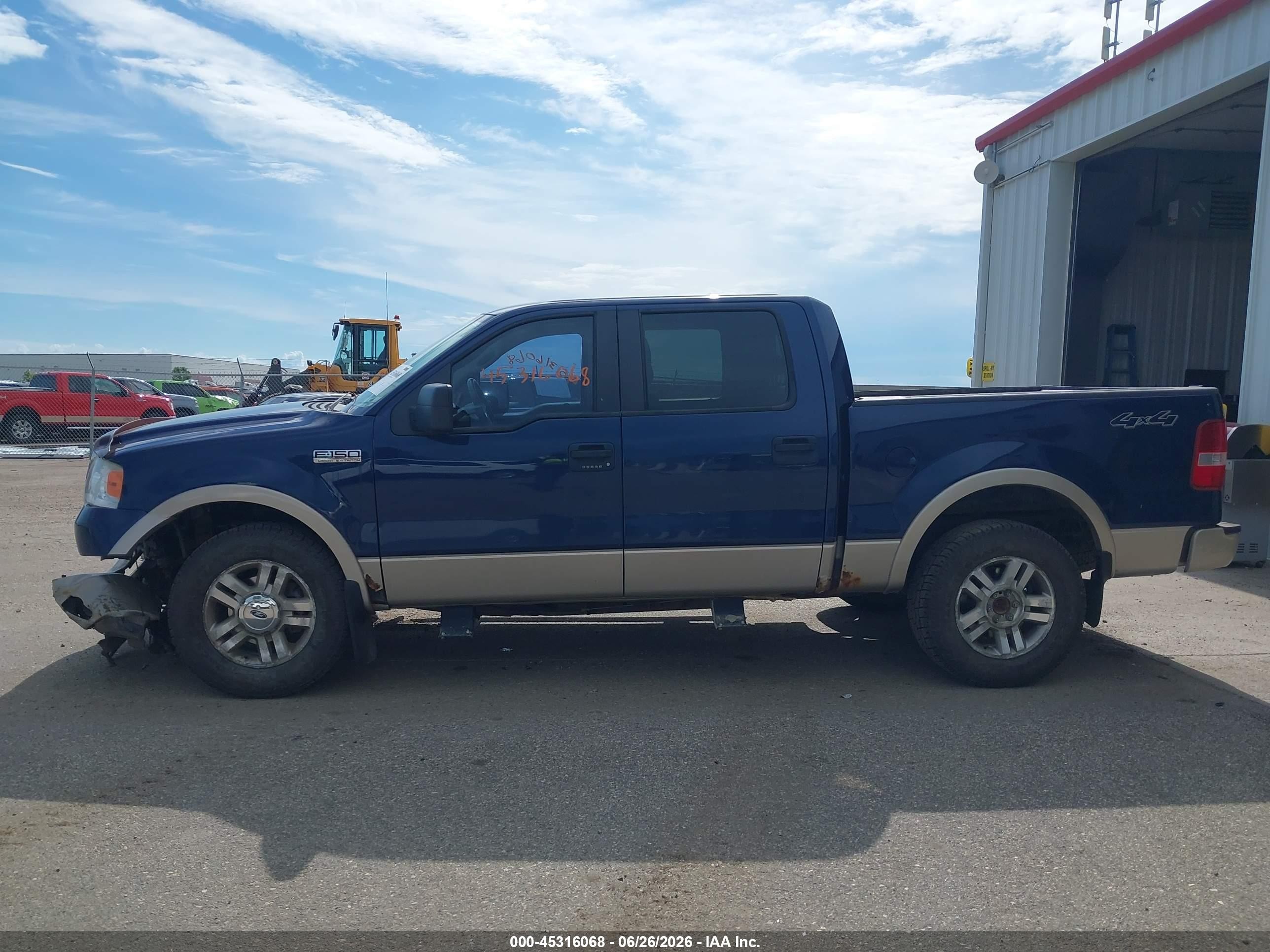 2008 Ford F-150 60th Anniversary/fx4/king Ranch/lariat/xlt Синий vin: 1FTPW14V48FA83658