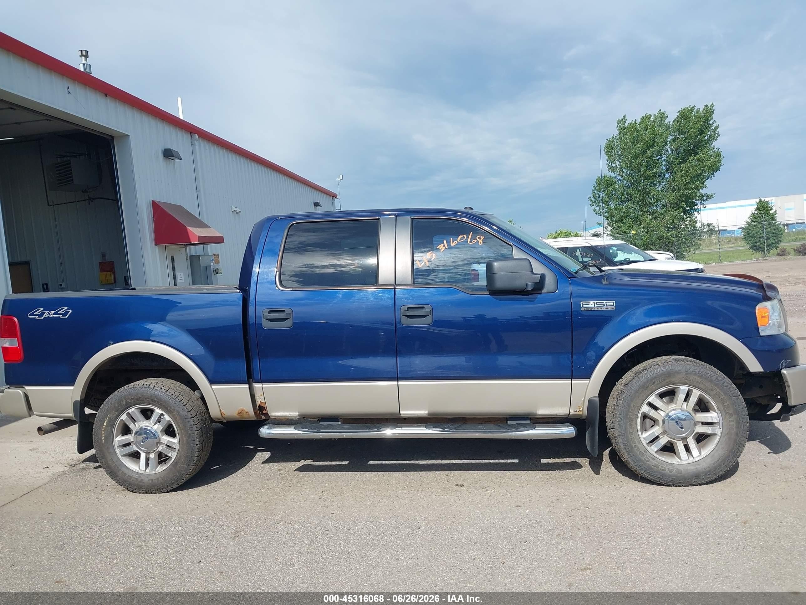 2008 Ford F-150 60th Anniversary/fx4/king Ranch/lariat/xlt Синий vin: 1FTPW14V48FA83658