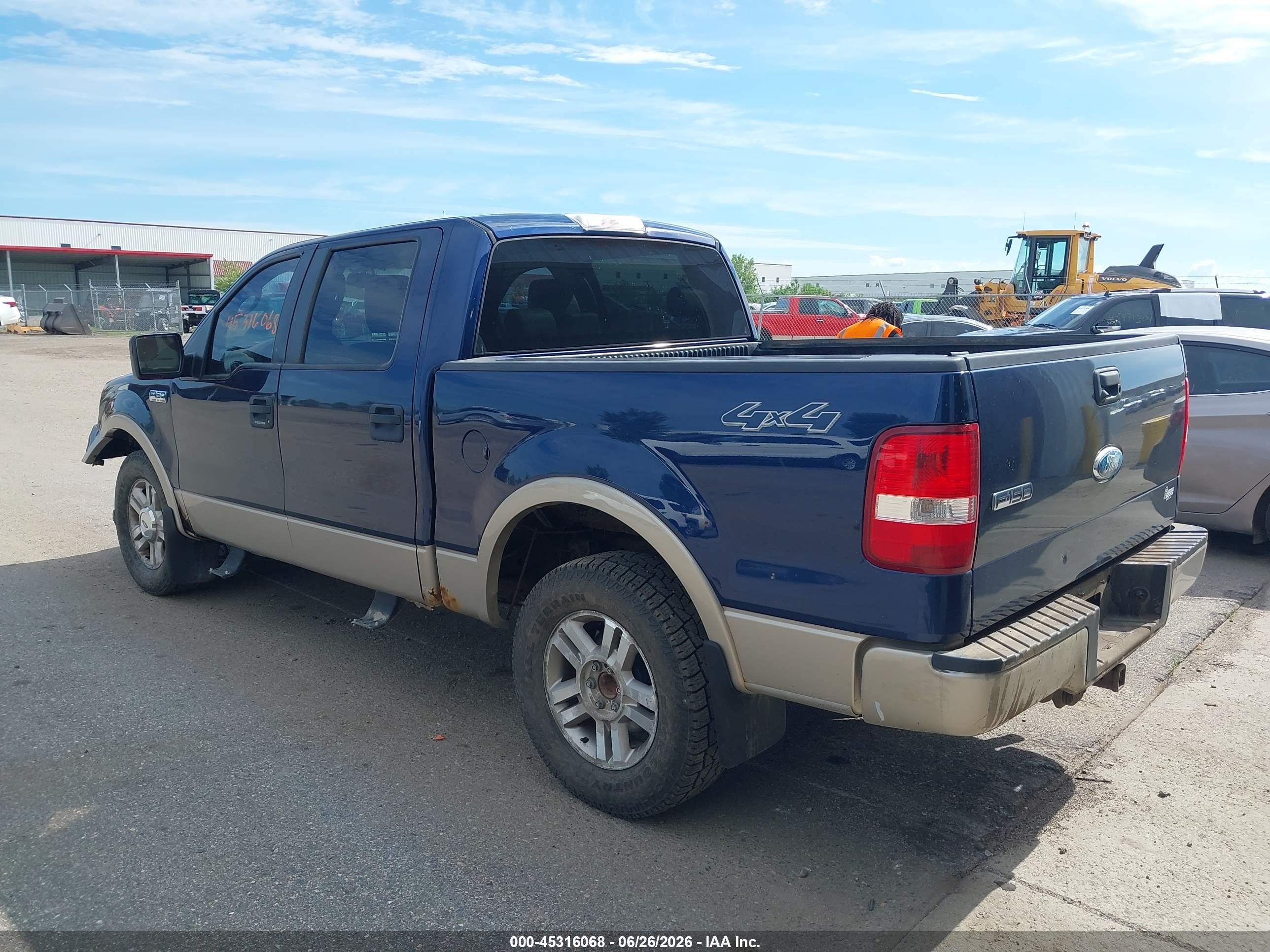 2008 Ford F-150 60th Anniversary/fx4/king Ranch/lariat/xlt Синий vin: 1FTPW14V48FA83658