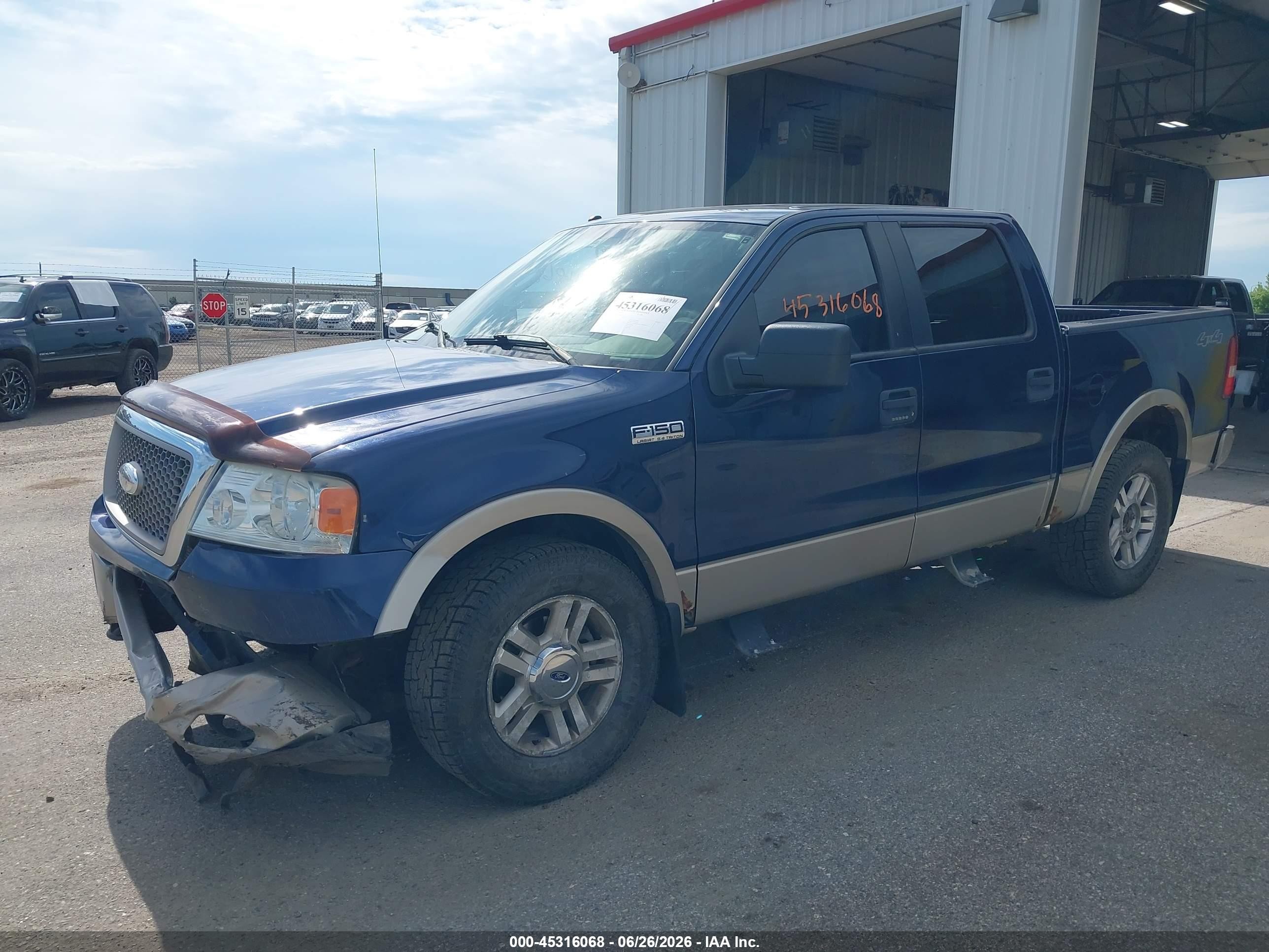 2008 Ford F-150 60th Anniversary/fx4/king Ranch/lariat/xlt Синий vin: 1FTPW14V48FA83658