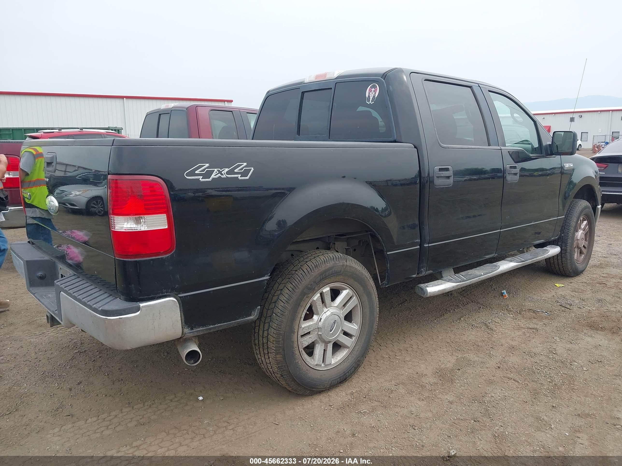 2008 Ford F-150 60th Anniversary/fx4/king Ranch/lariat/xlt Black vin: 1FTPW14V48FA94269