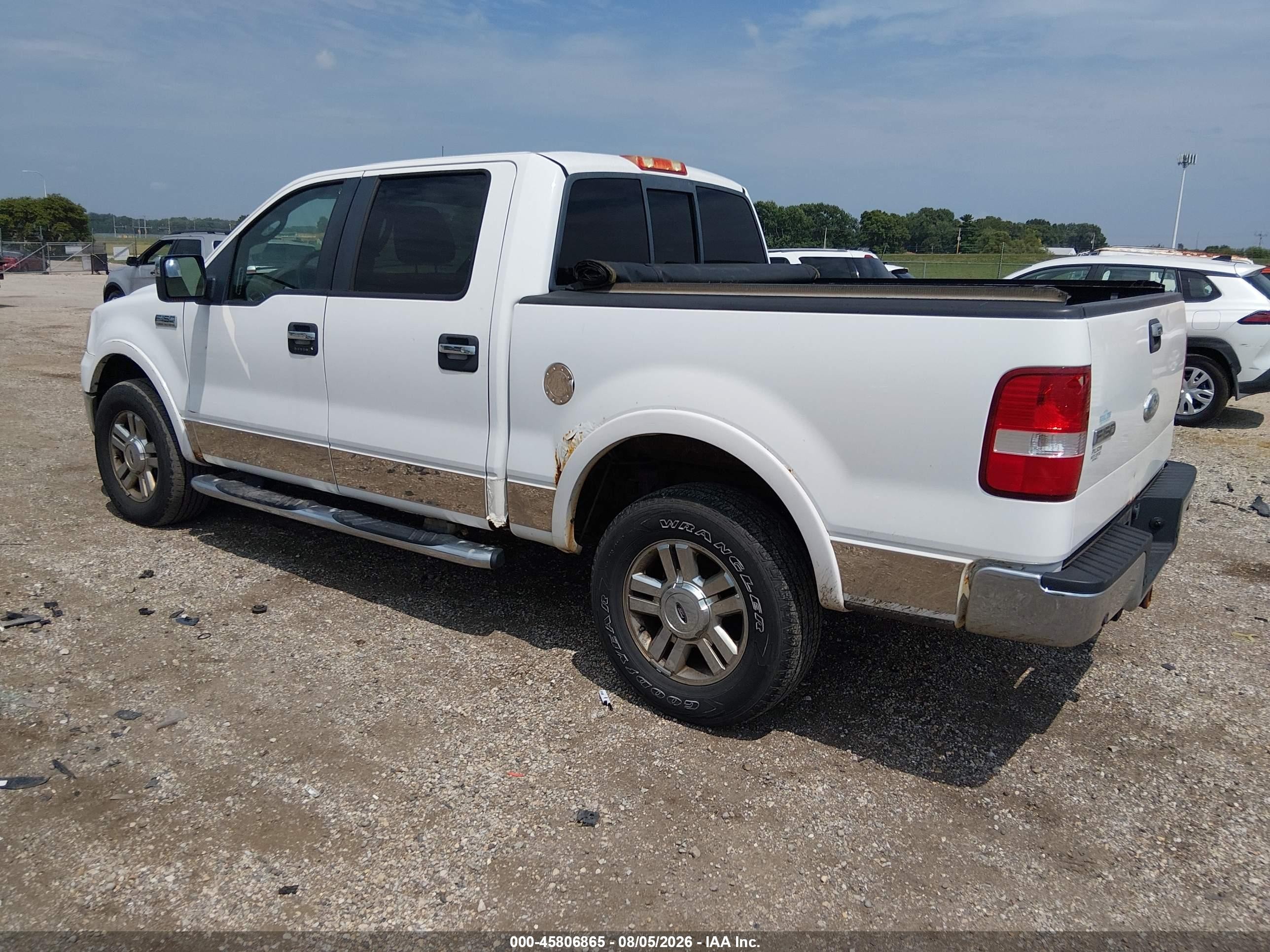 2008 Ford F-150 60th Anniversary/fx4/king Ranch/lariat/xlt White vin: 1FTPW14V48FB01544