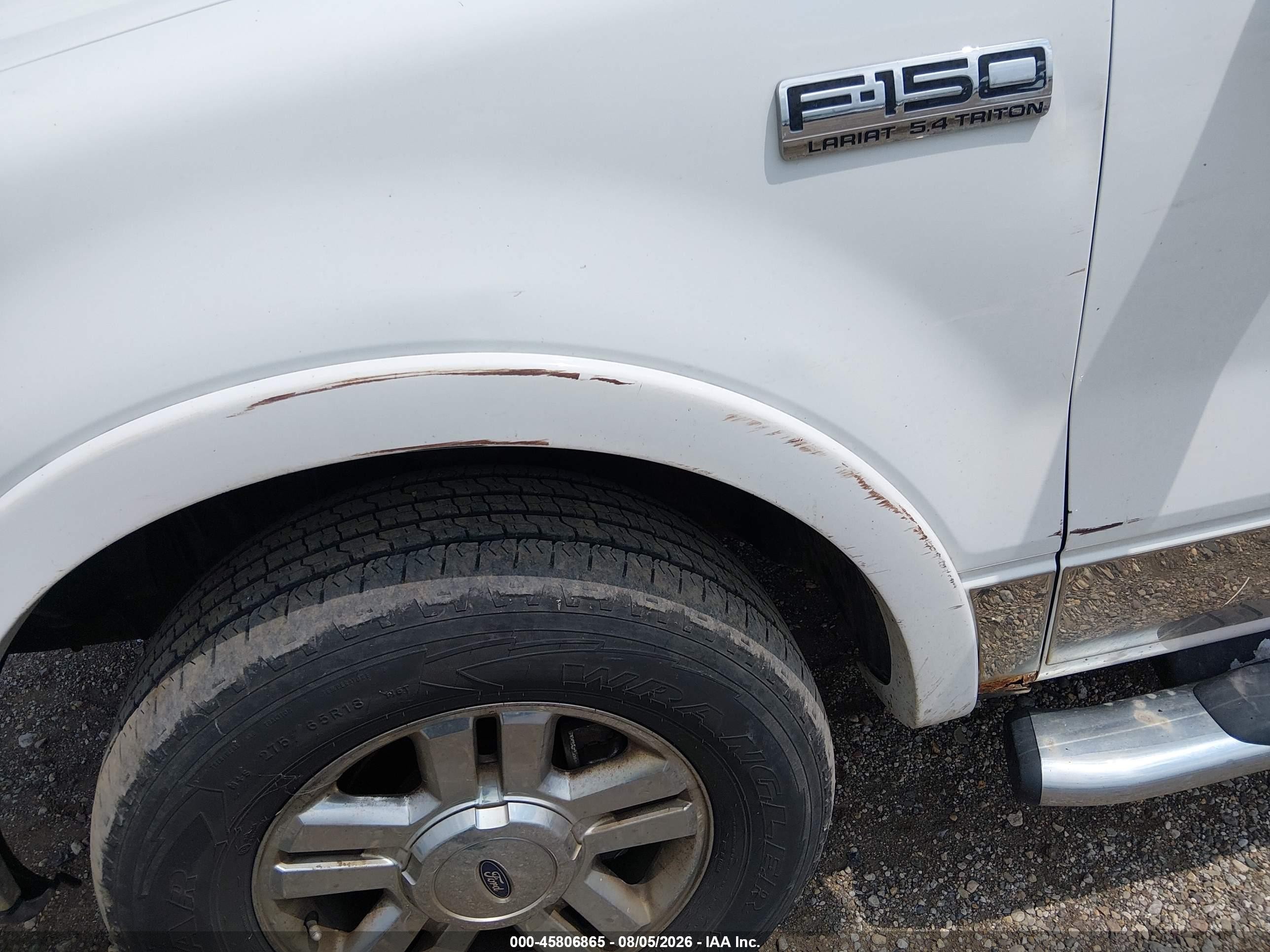 2008 Ford F-150 60th Anniversary/fx4/king Ranch/lariat/xlt White vin: 1FTPW14V48FB01544