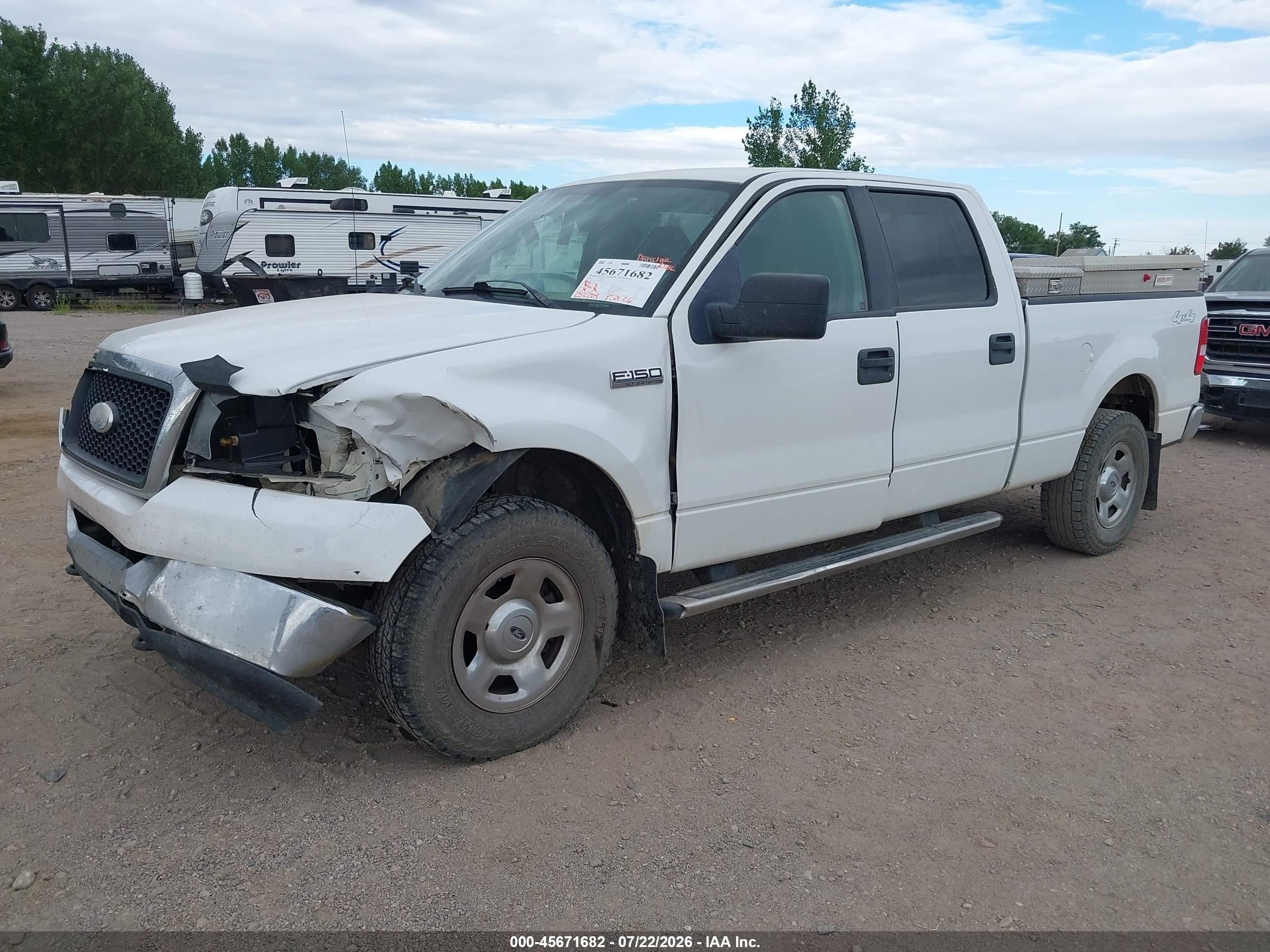 2008 Ford F-150 60th Anniversary/fx4/king Ranch/lariat/xlt White vin: 1FTPW14V48FB22281