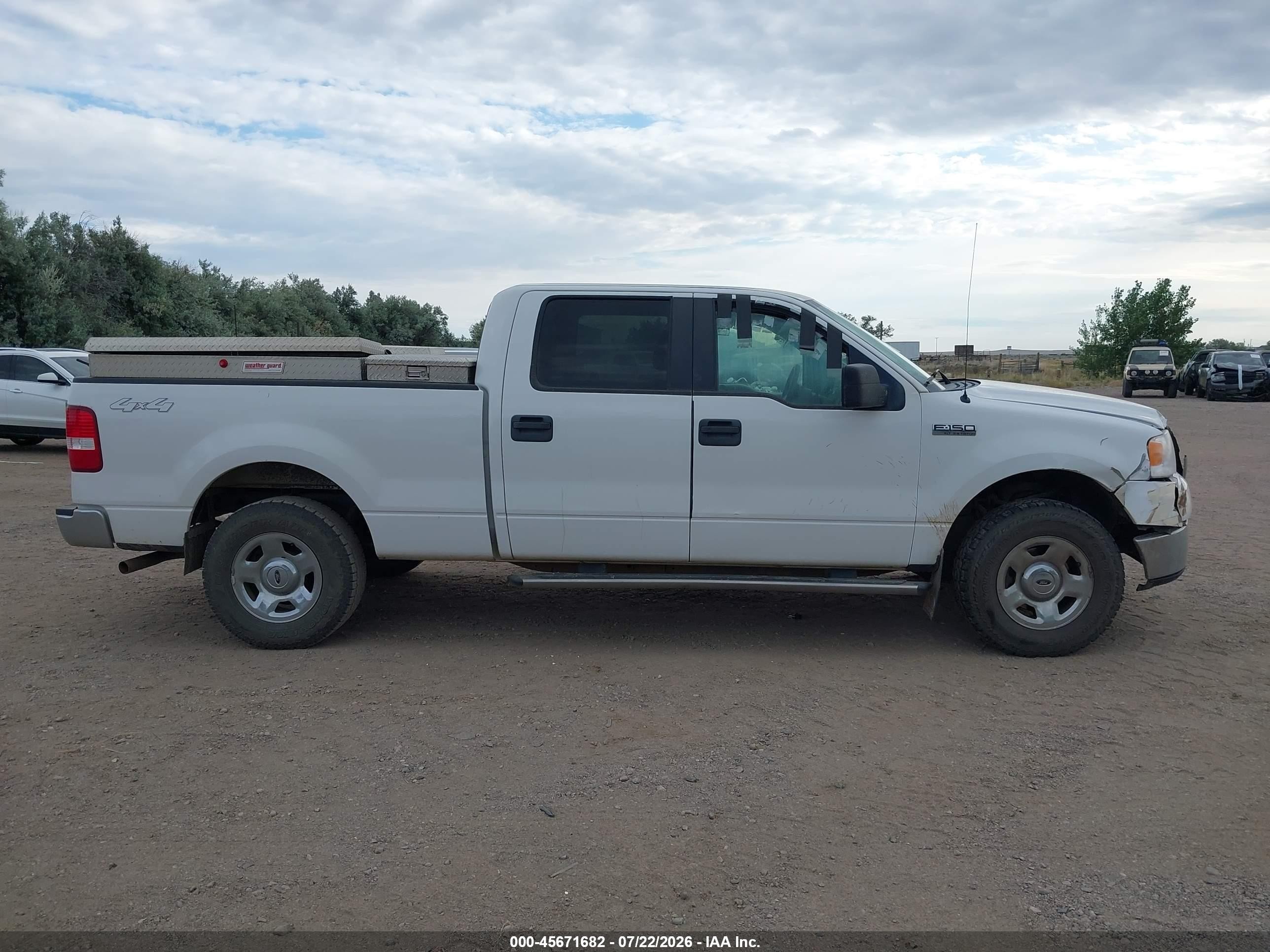 2008 Ford F-150 60th Anniversary/fx4/king Ranch/lariat/xlt White vin: 1FTPW14V48FB22281