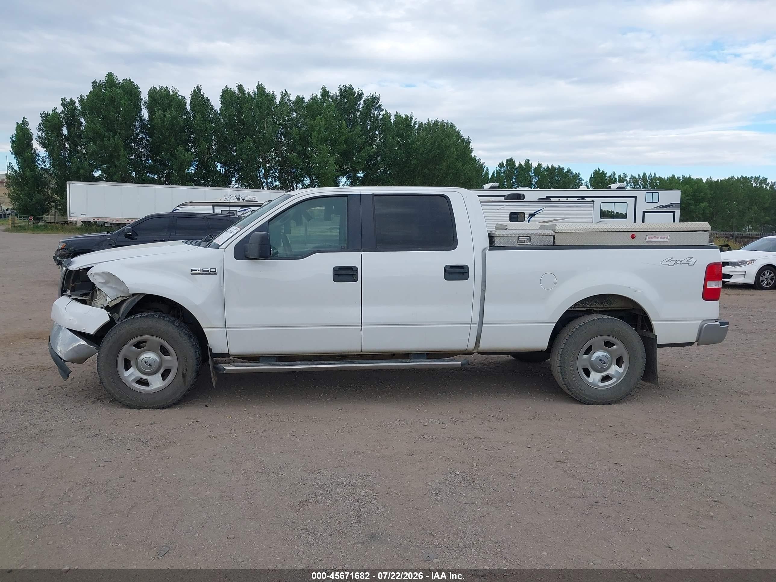 2008 Ford F-150 60th Anniversary/fx4/king Ranch/lariat/xlt White vin: 1FTPW14V48FB22281