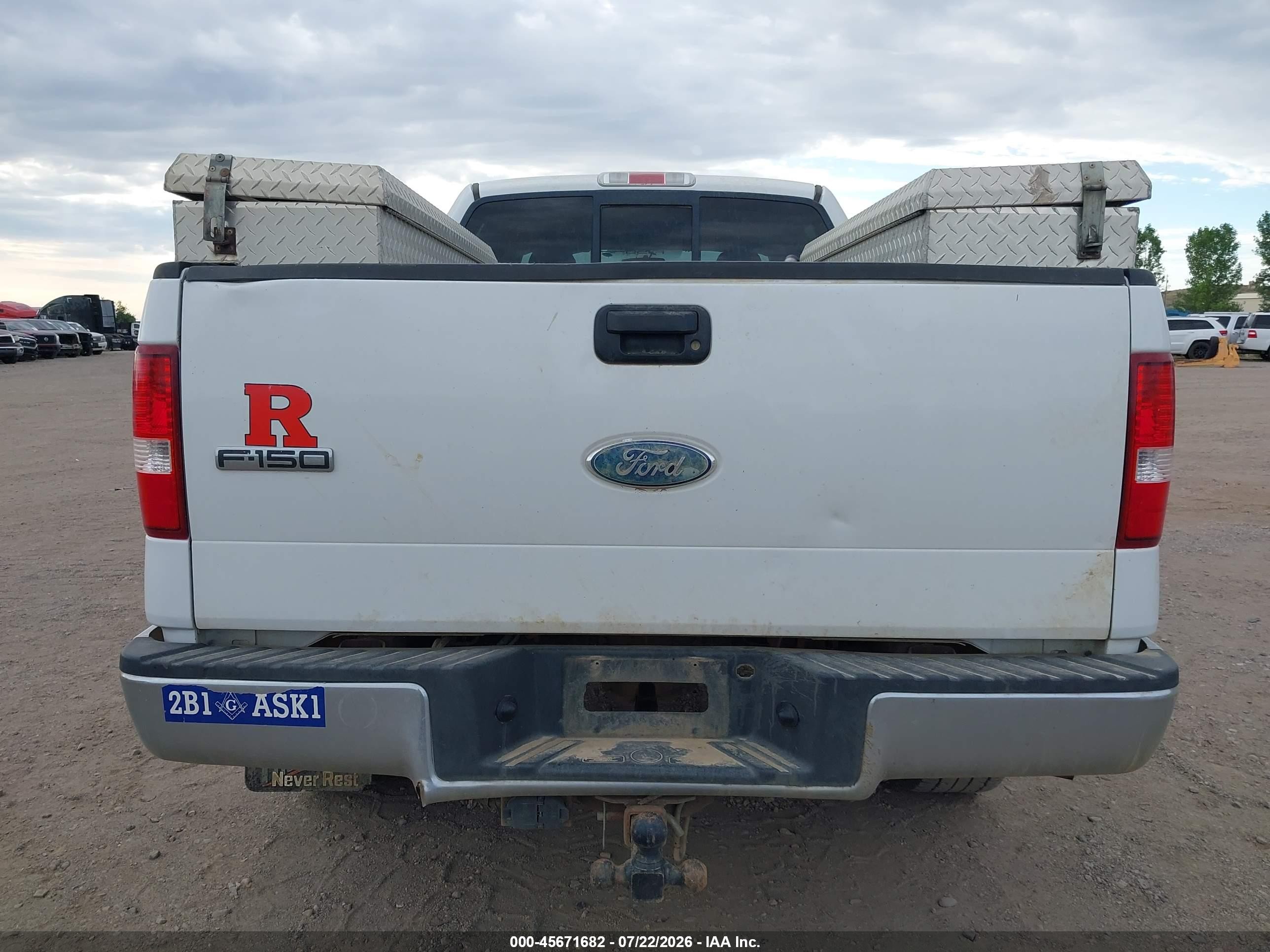 2008 Ford F-150 60th Anniversary/fx4/king Ranch/lariat/xlt White vin: 1FTPW14V48FB22281