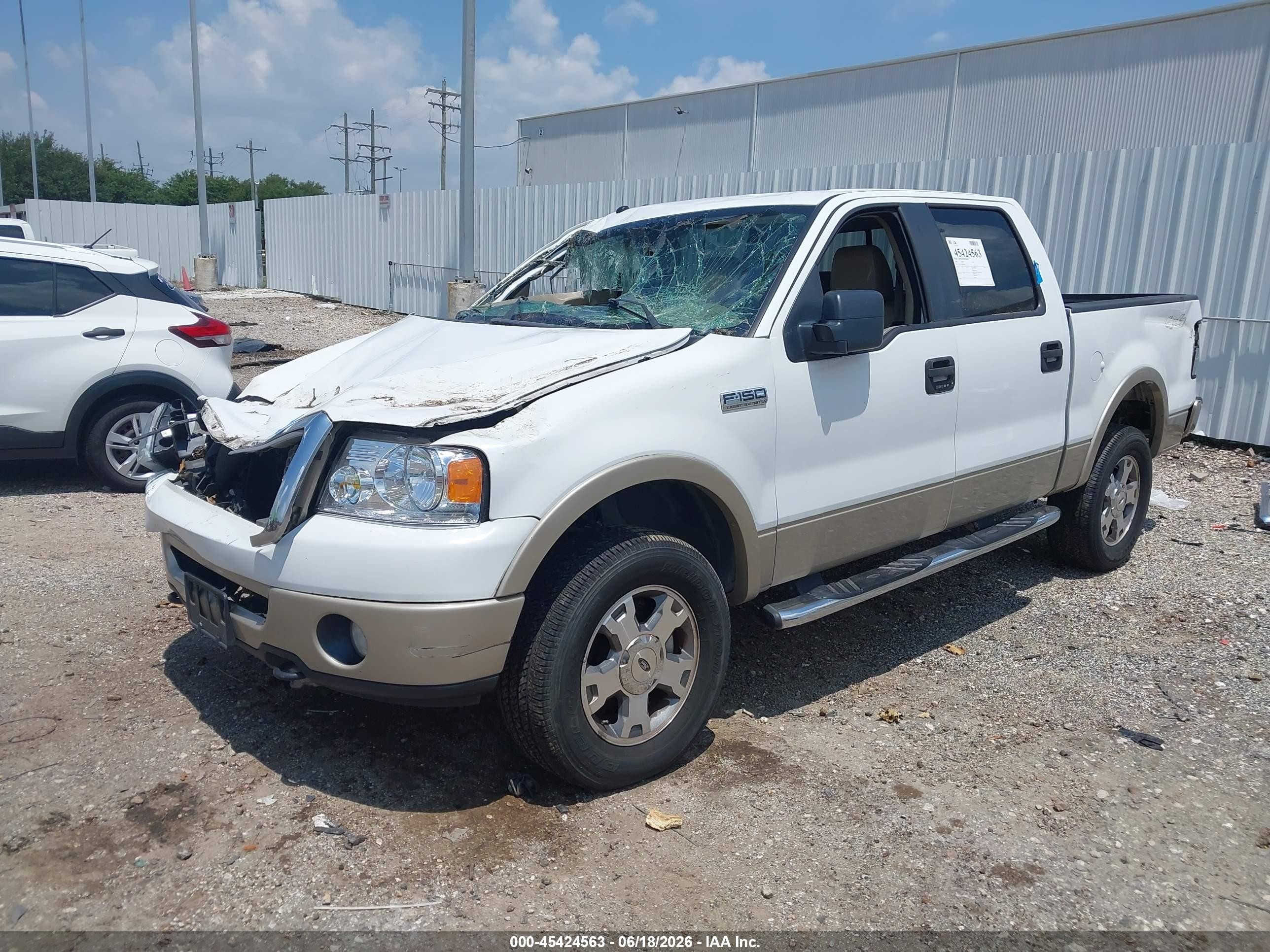 2008 Ford F-150 60th Anniversary/fx4/king Ranch/lariat/xlt Белый vin: 1FTPW14V48FB39162