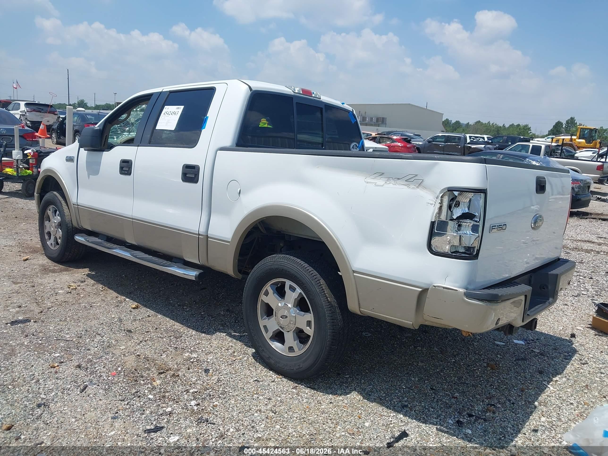 2008 Ford F-150 60th Anniversary/fx4/king Ranch/lariat/xlt Белый vin: 1FTPW14V48FB39162